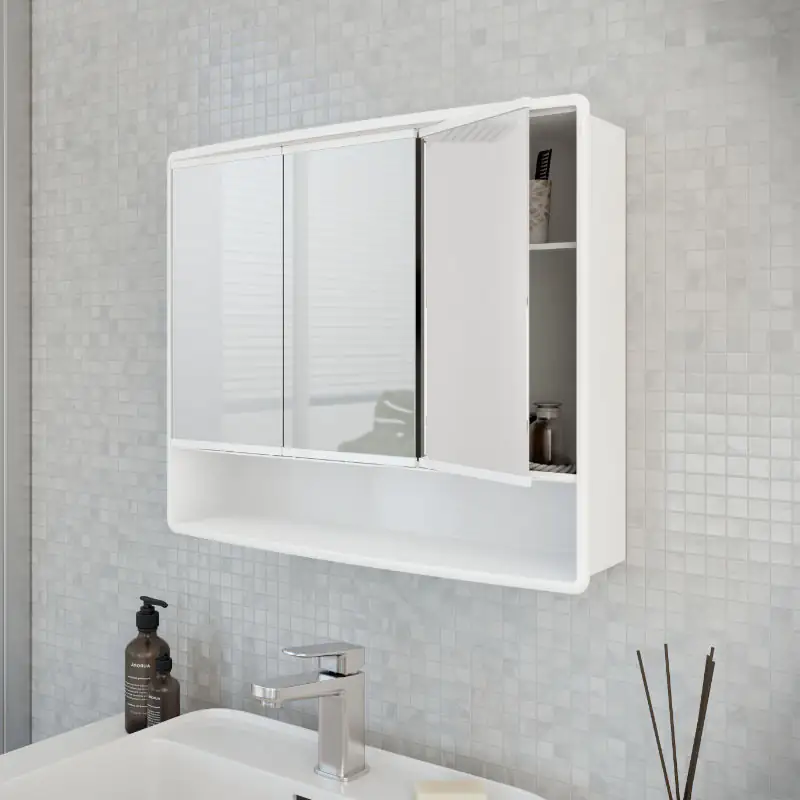 Jokey Spiegelschrank Bad Lymo 3 türig weiß Jokey Spiegelschrank Bad Lymo 3 türig weiß