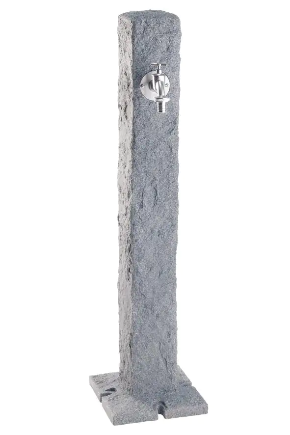 Garantia Wasserzapfsäule Lightgranit 13 x 13 x 100 cm