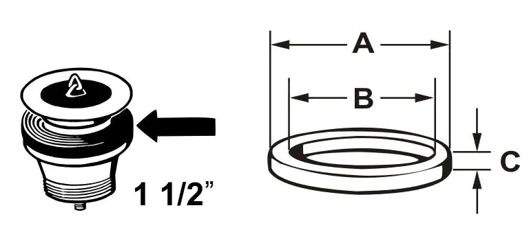 Cornat Gummidichtung 1 1/2''