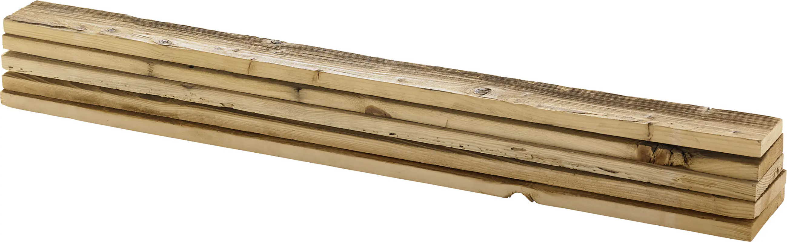 Altholzbretter Fichte/Tanne/Kiefer Breite 8-12 cm x Länge 150 cm, 5 Stk.