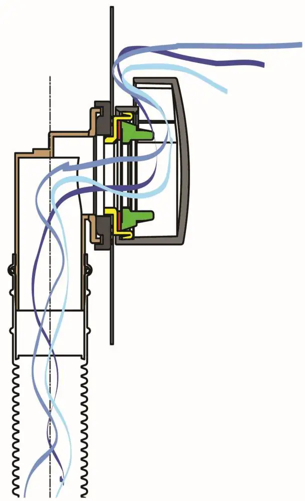 Ottofond Ab- und Überlaufgarnitur für Badewannen, mit Excentergarnitur für höheren Wasserstand