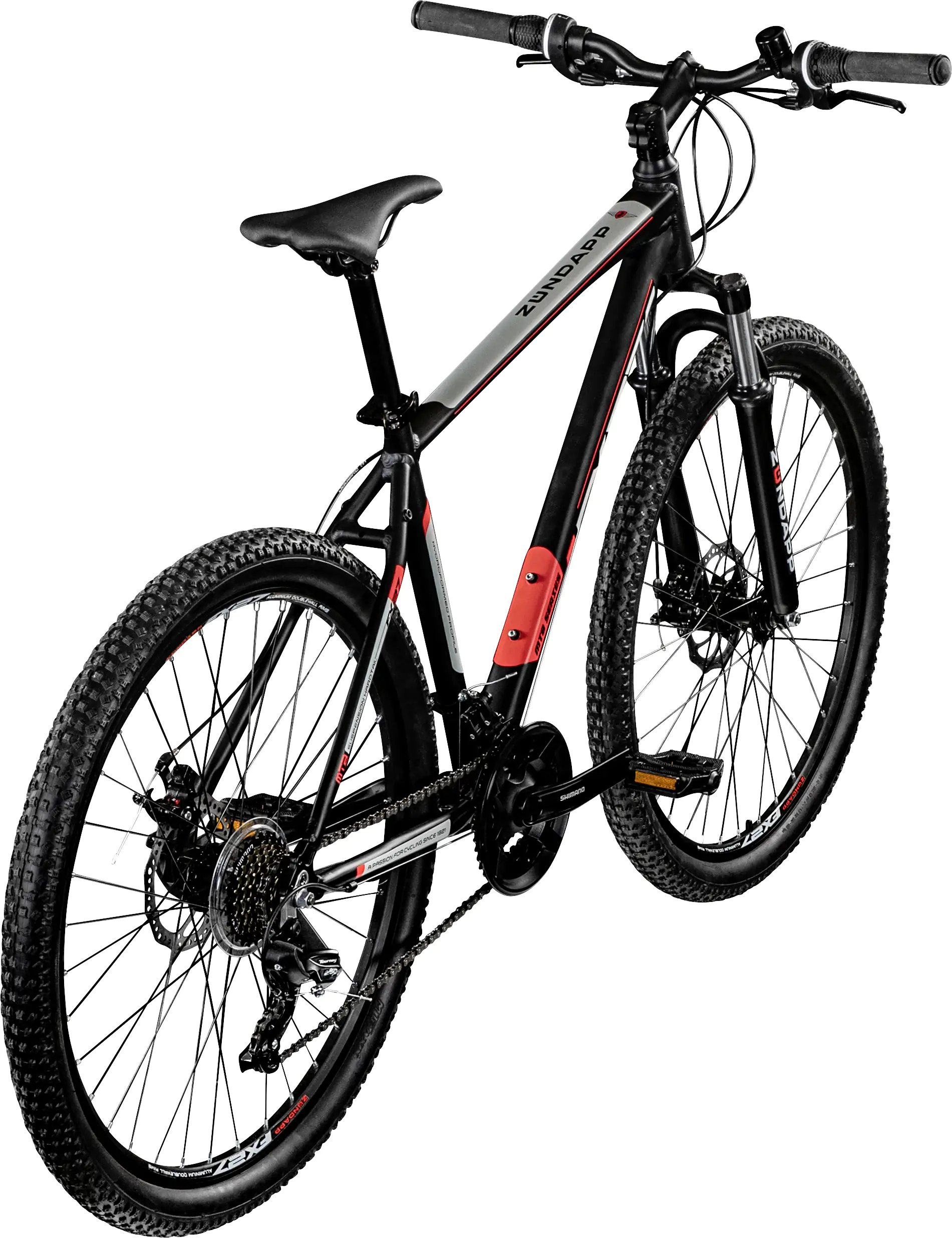 Zündapp Mountainbike FX27 650B MTB Hardtail 27,5 Zoll RH 48cm 21-Gang schwarz rot