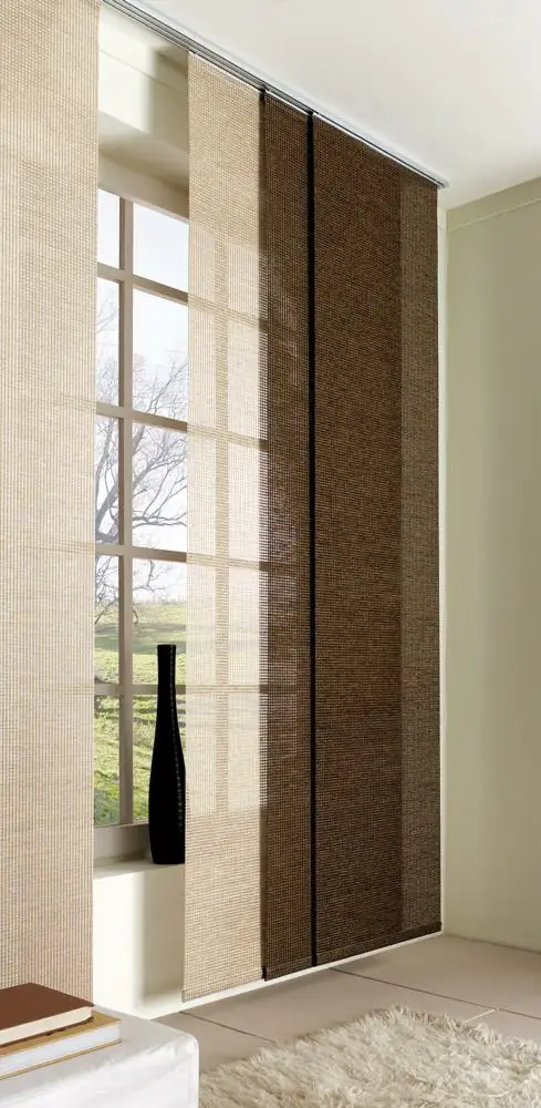 Gardinia Flächenvorhang Natur sand, 60 x 245 cm Gardinia Flächenvorhang Natur sand, 60 x 245 cm
