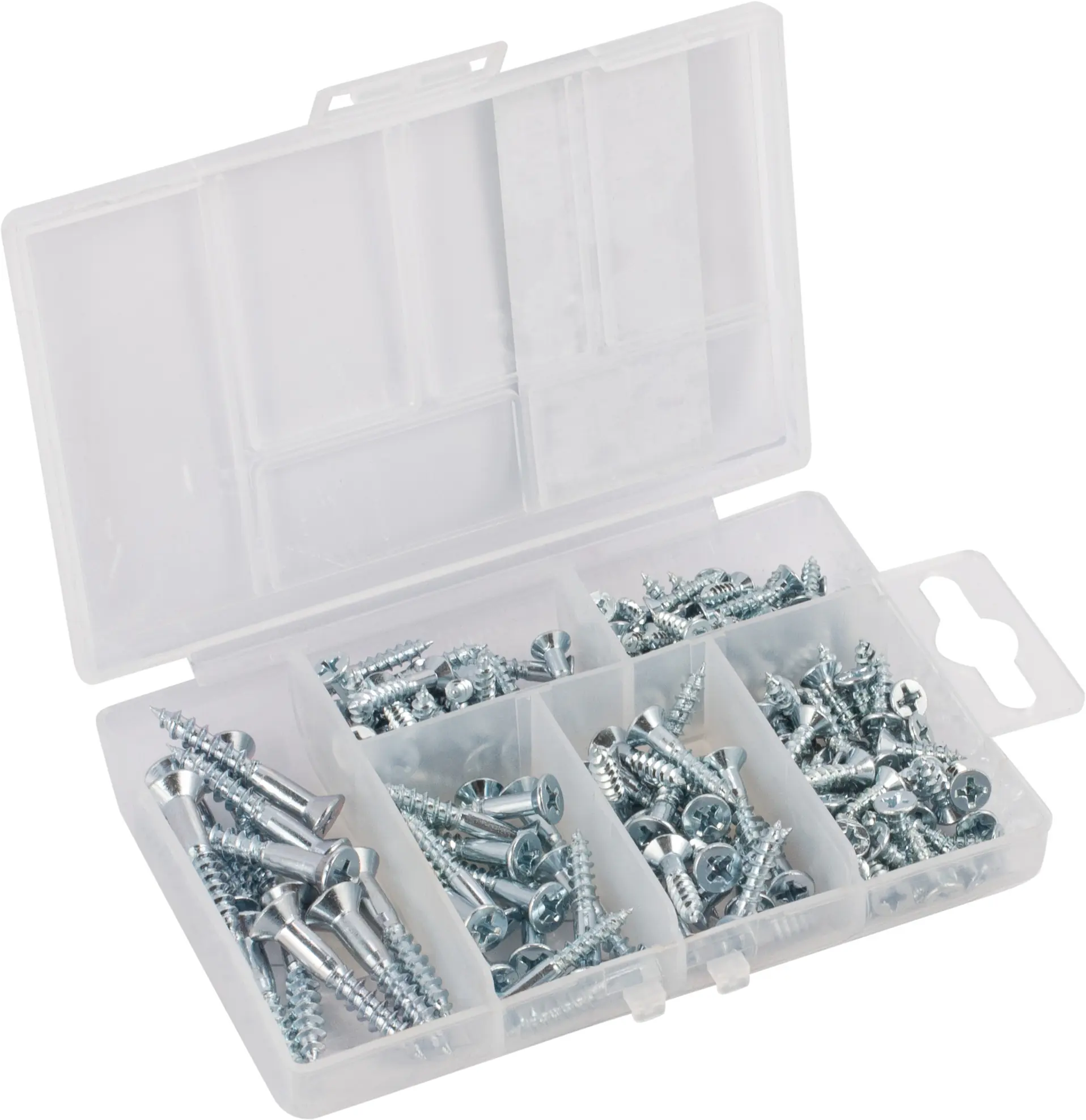 Connex Holzschrauben Sortimentskasten - 175 tlg.