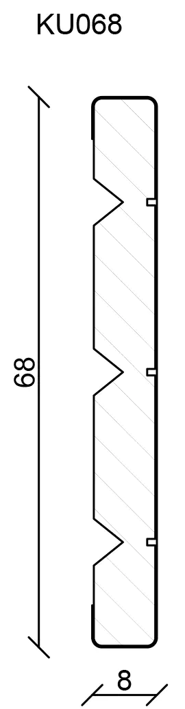 Sockel Tile-fix 6,8 x 240 cm steingrau