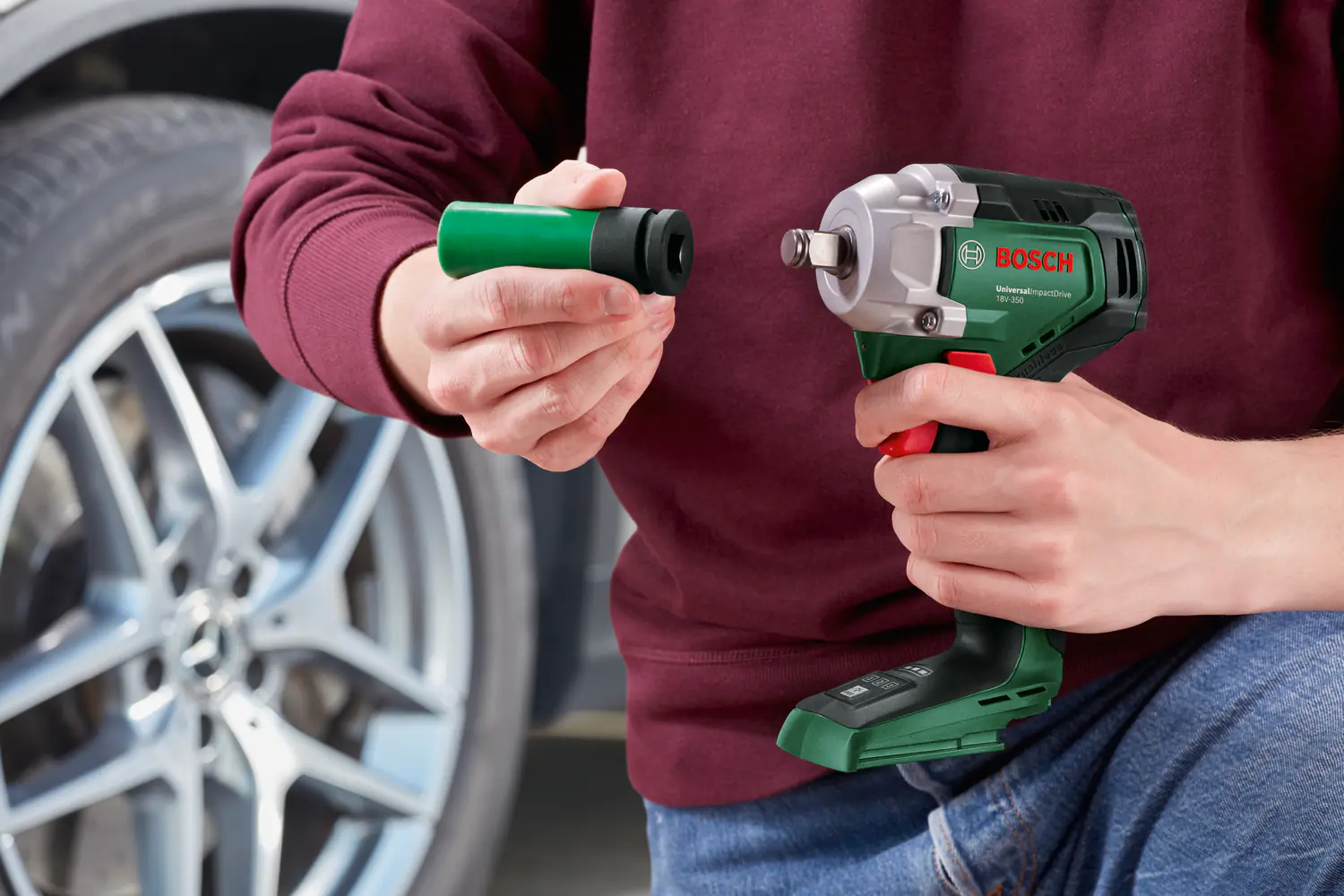 Bosch Akku-Drehschlagschrauber UniversalImpactDrive 18V-350 Solo Bosch Akku-Drehschlagschrauber UniversalImpactDrive 18V-350 Solo