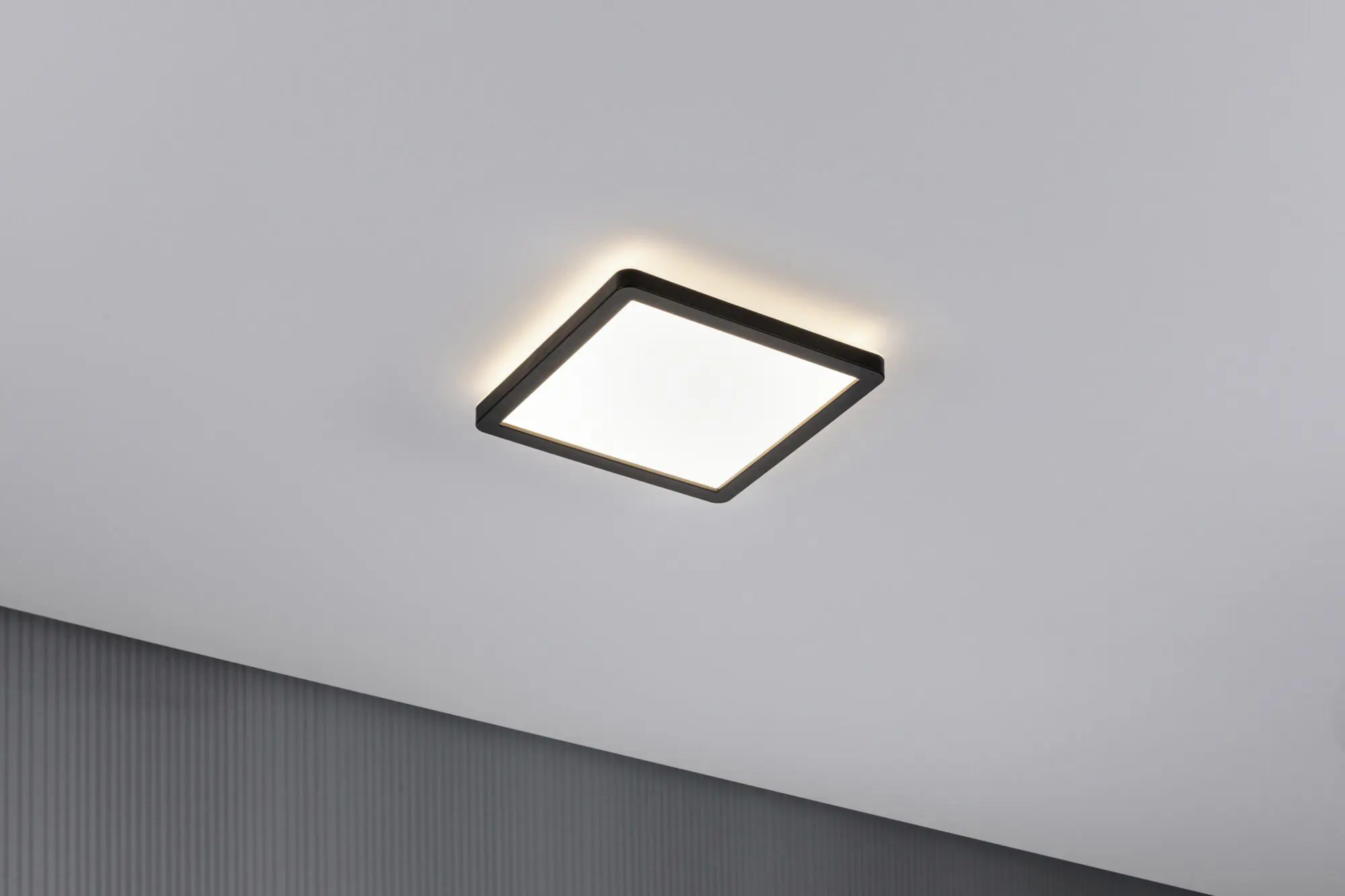 Paulmann LED Panel Atria Shine schwarz 19 x 19 cm warmweiß