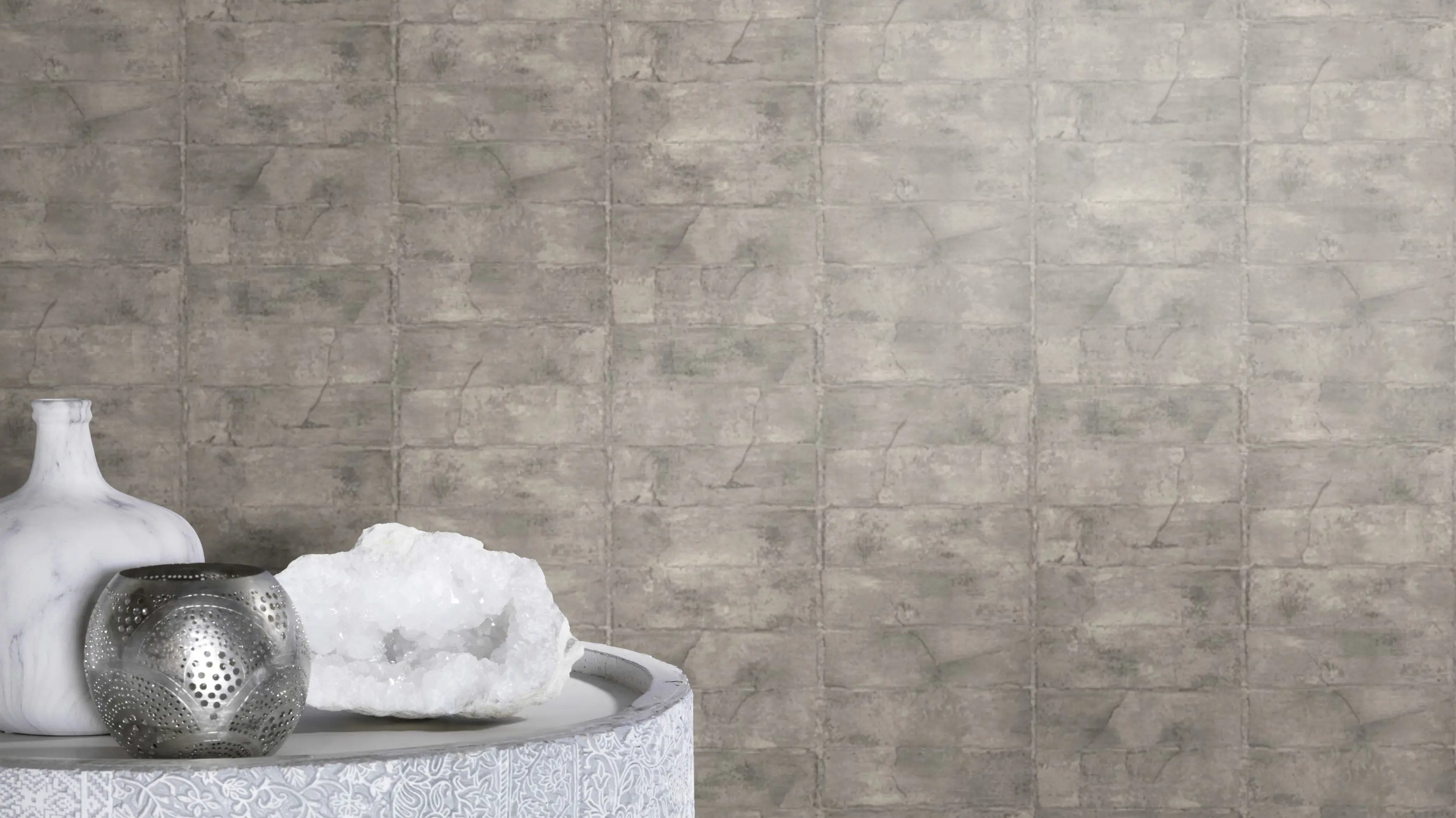 Rasch Vliestapete 520156 Concrete steine grau 10,05x 0,53 m