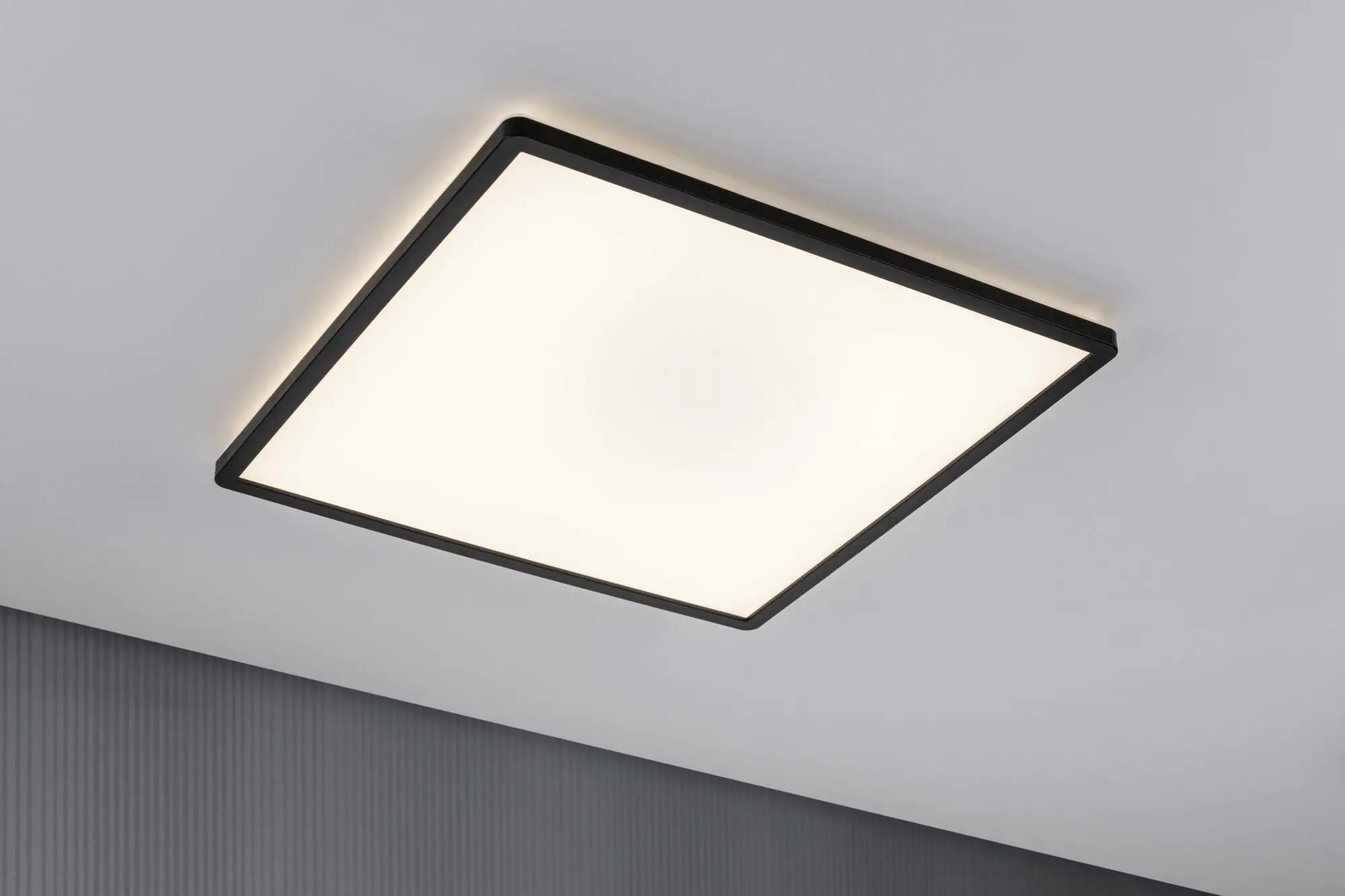 Paulmann LED Panel Atria Shine schwarz 42 x 42 cm warmweiß dimmbar