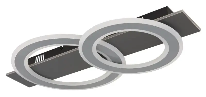 Globo Deckenleuchte Jayden 63 x 35 L x B anthrazit warmweiß