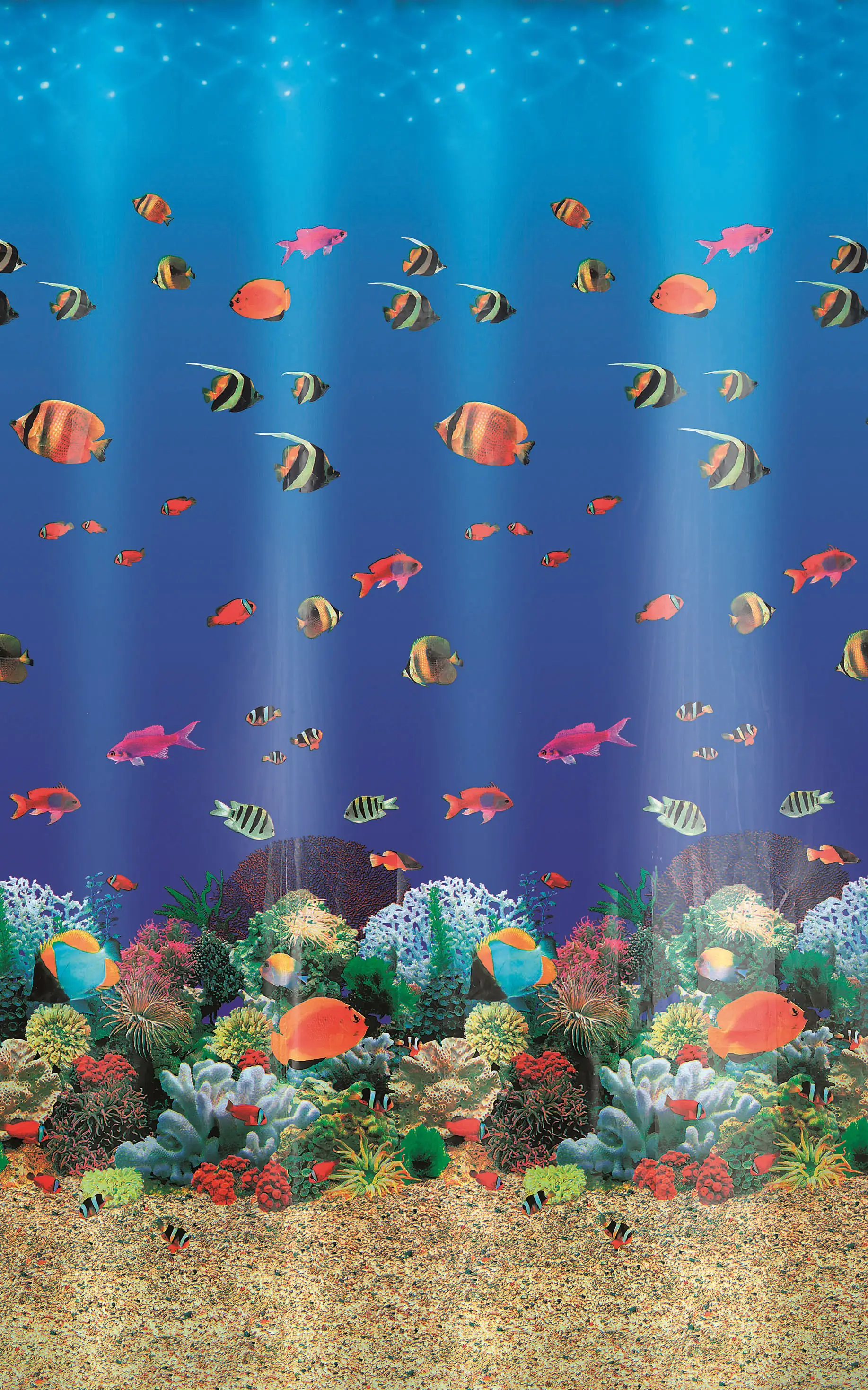 Kleine Wolke Duschvorhang Malediven multicolor, 180x200 cm