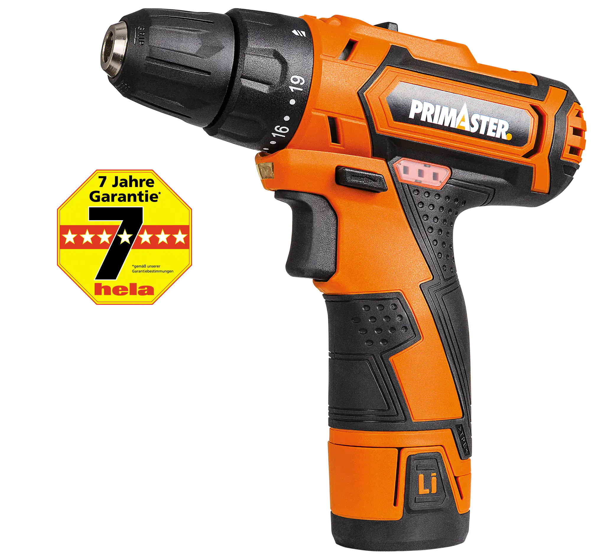 4004845450828 Primaster Akkubohrschrauber PMAS 12-2 12 V 1,5 Ah 25 Nm