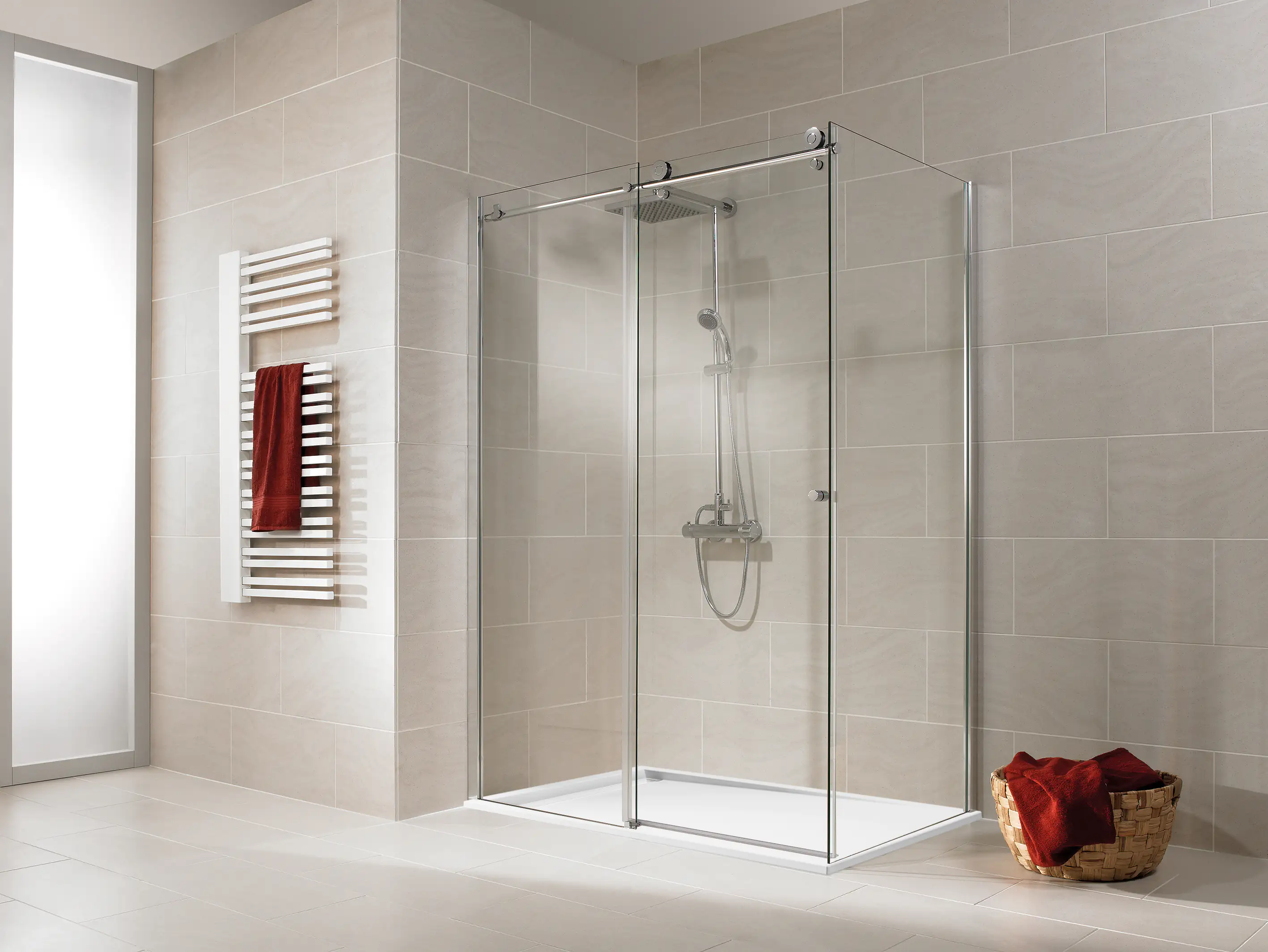 Schulte Schiebetür Seitenwand 90 x 140 x 200 cm MasterClass