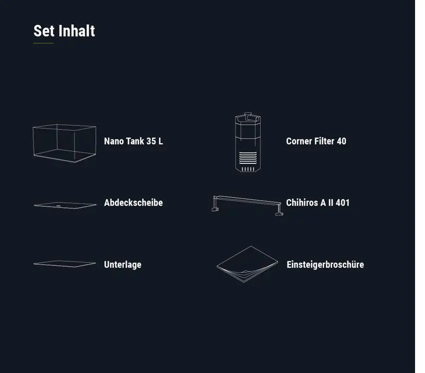 Dennerle Aquarium Nano Tank Plant Pro 35 L