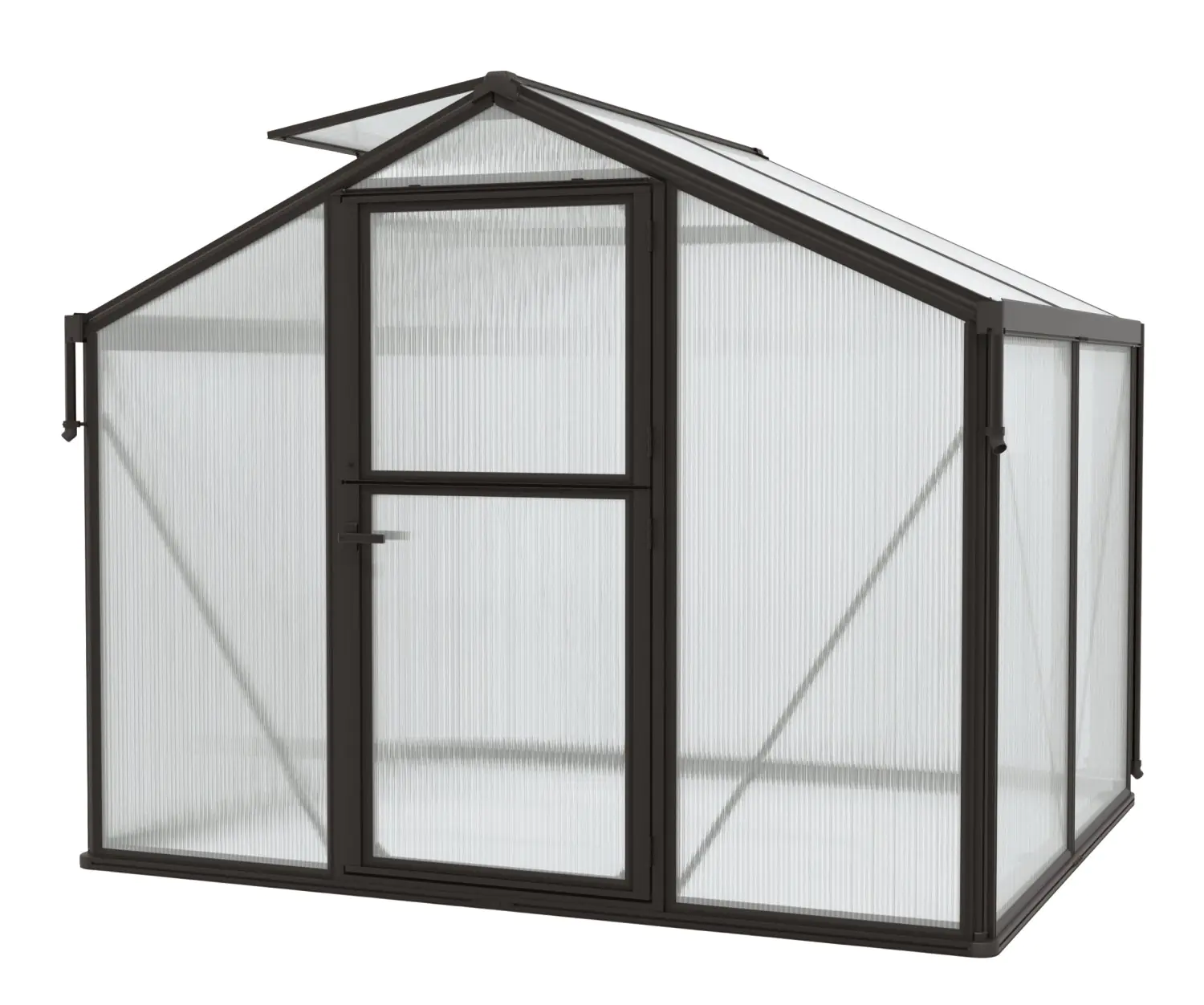 Gewächshaus Deimos 5800 260 x 224 cm schwarz HKP 10 mm Gewächshaus Deimos 5800 260 x 224 cm schwarz HKP 10 mm