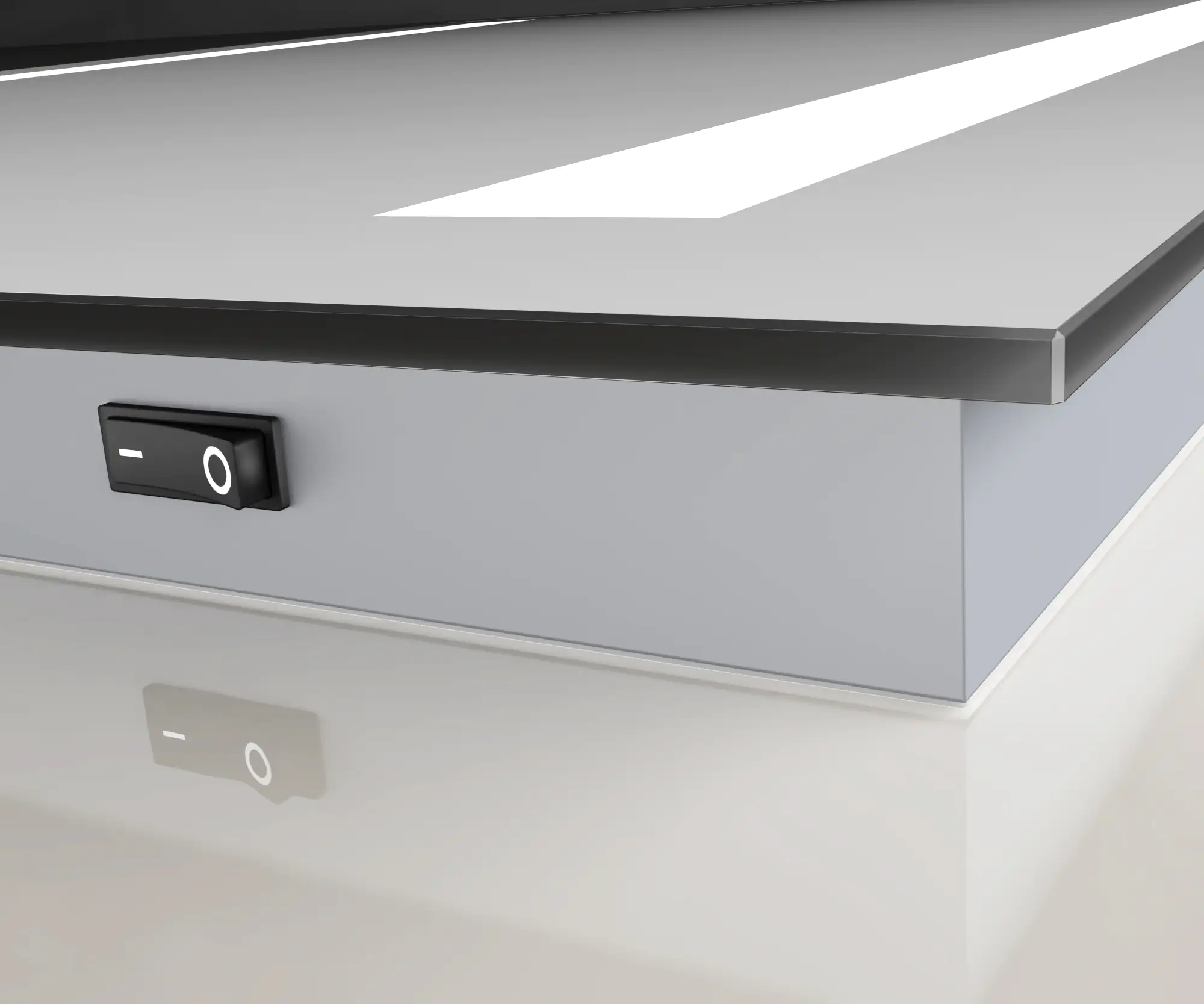 DSK Design LED Lichtspiegel Silver Dream 140 x 70 cm