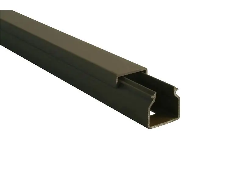 Kabelkanal 2 m, 15 x 15 mm, braun