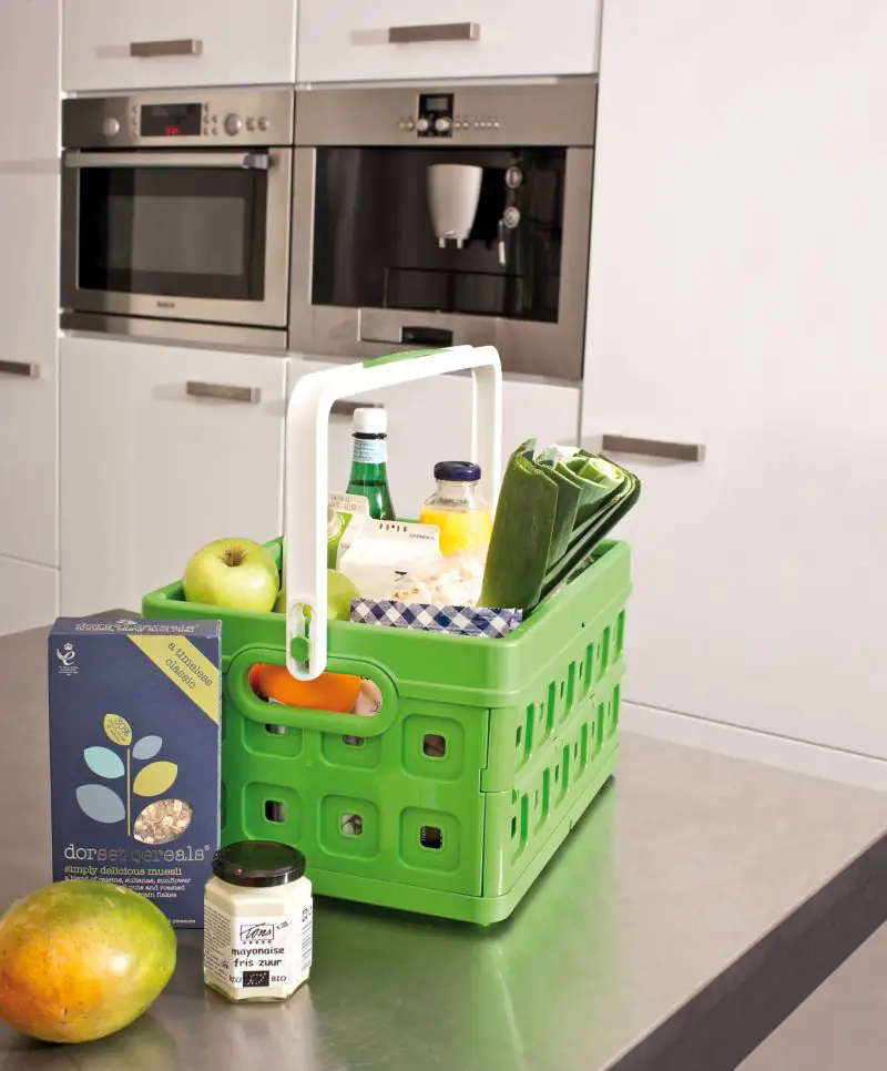 Sunware Klappbox Square 24L grün/weiß 43,5 x 31 x 21,3 cm