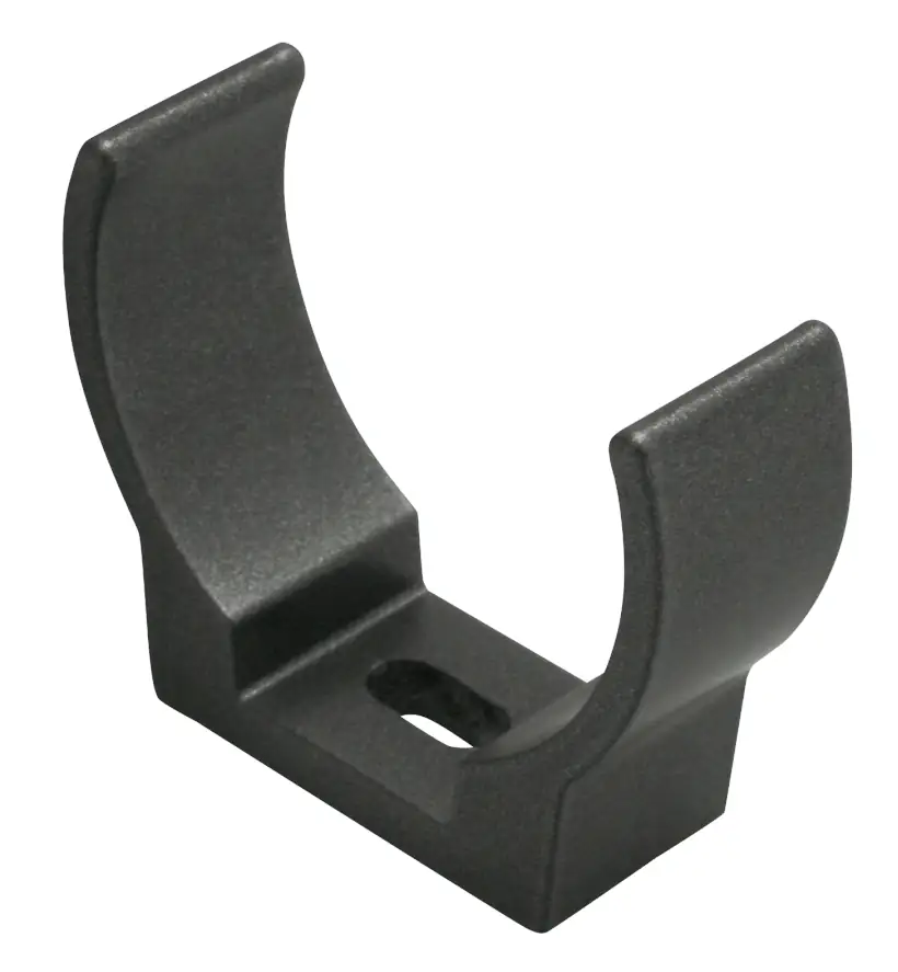 Clip-Rohrschelle DN 53, Anthrazit-Metallic
