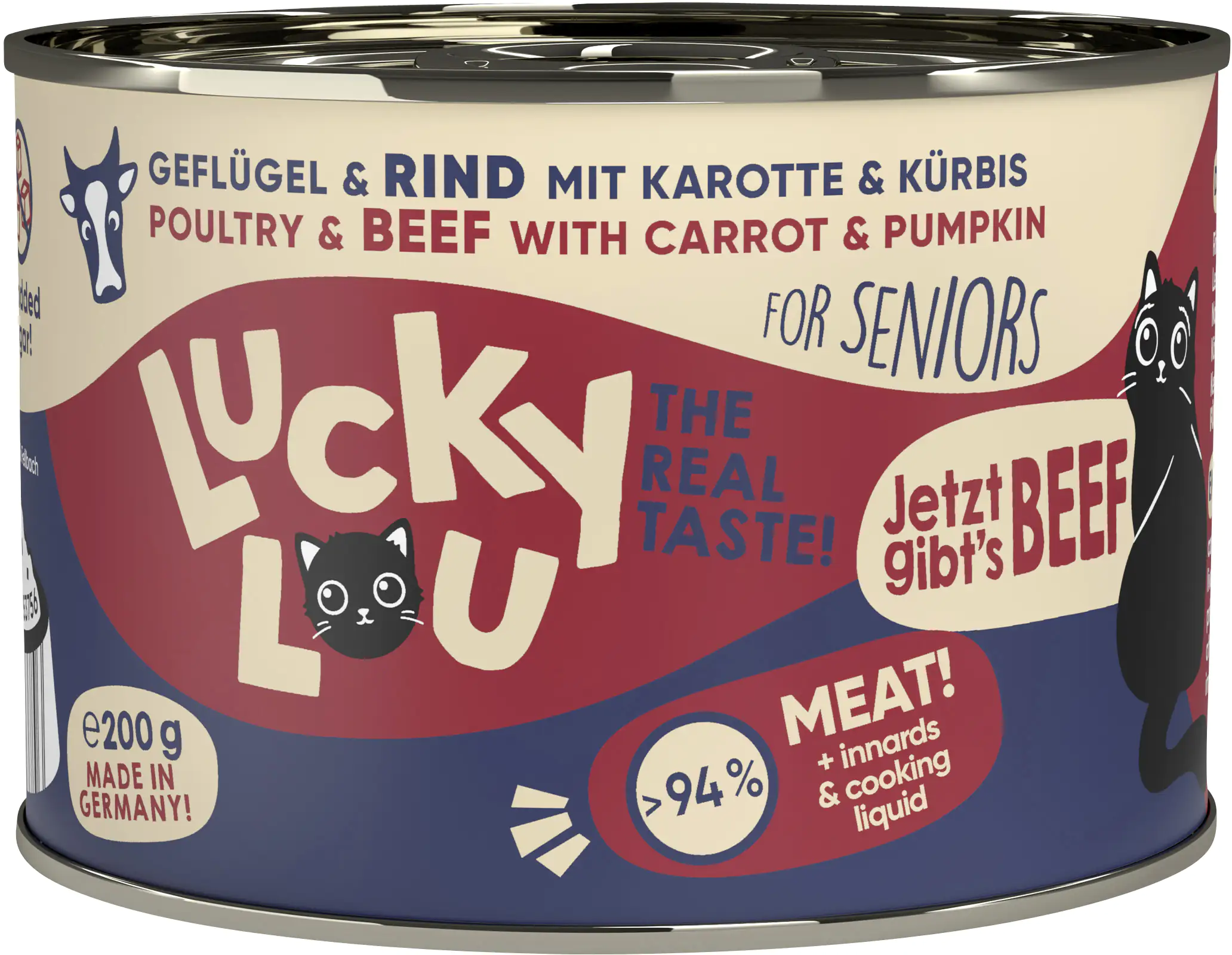 Lucky Lou Lifestage Senior Geflügel und Rind 200g