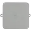 REV Abzweigkasten ohne Klemmleiste Aufputz 10 x 10 cm grau 
