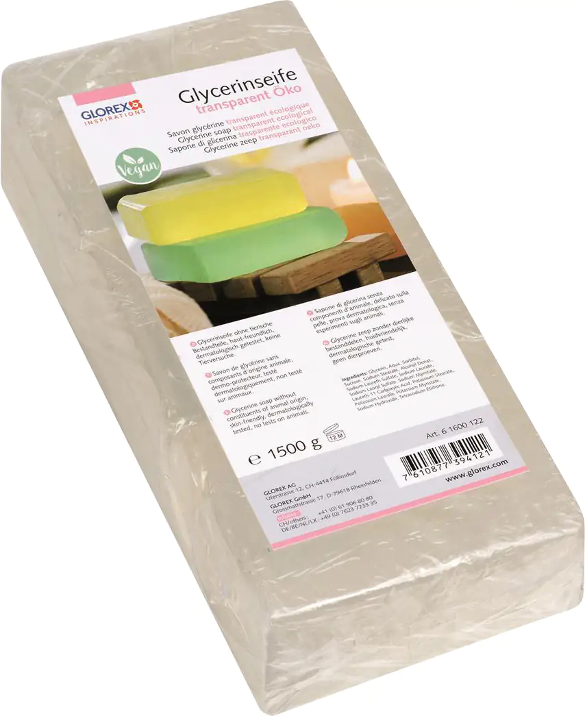 Glorex Glycerin-Seife Öko transparent 1500 g