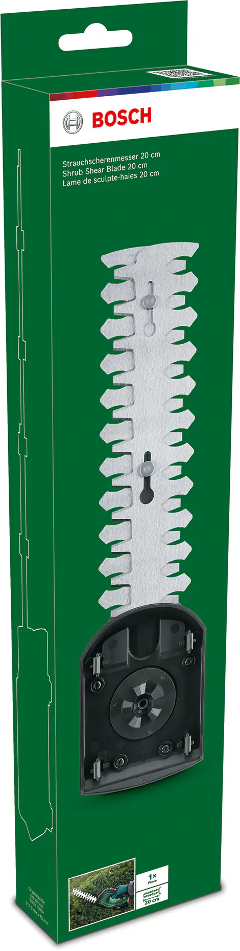 Bosch Ersatzmesser für Gras- und Strauchschere AdvancedShear 18V-10 20 cm