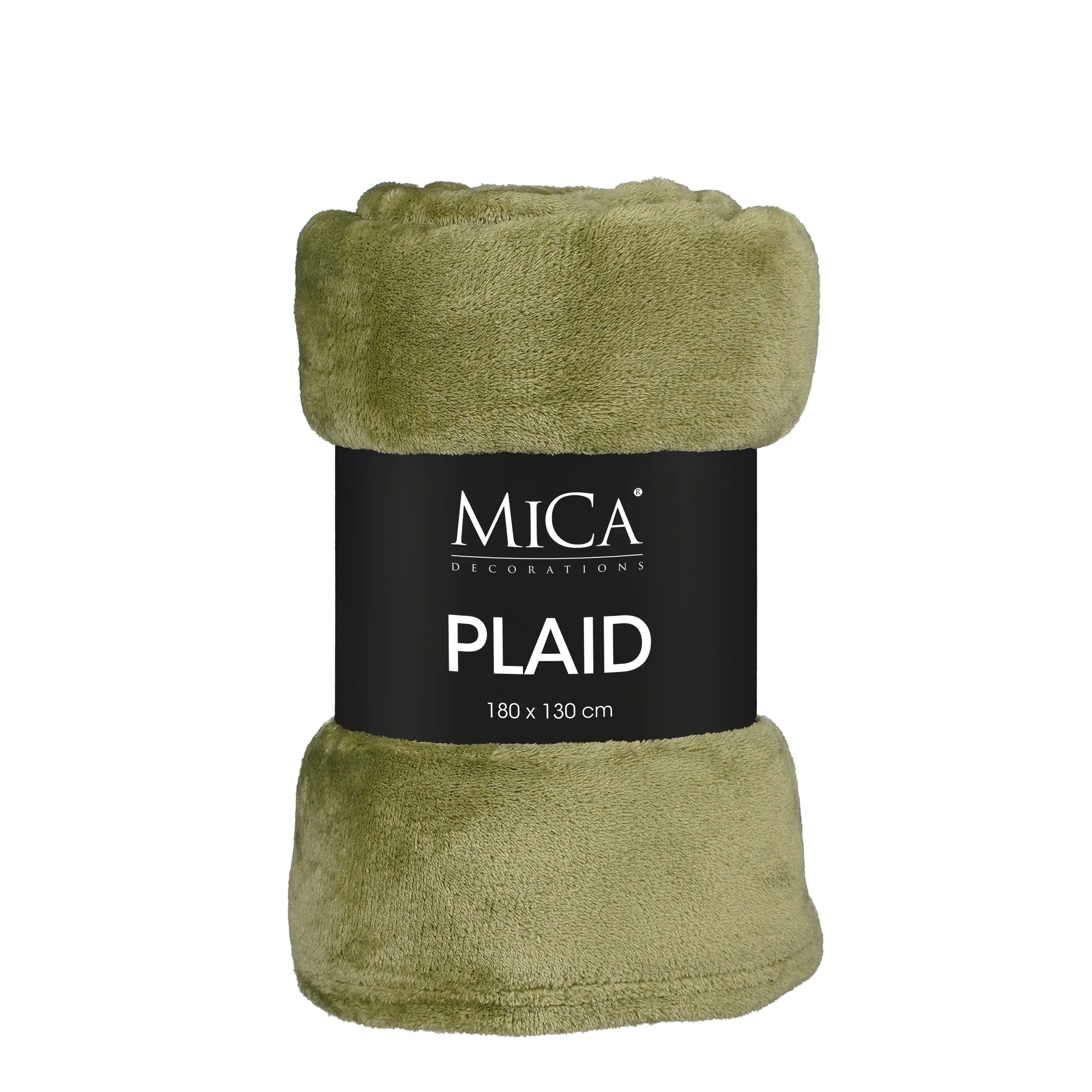 Mica Decorations Fleecedecke Famke 130 x 180 cm hellgrün