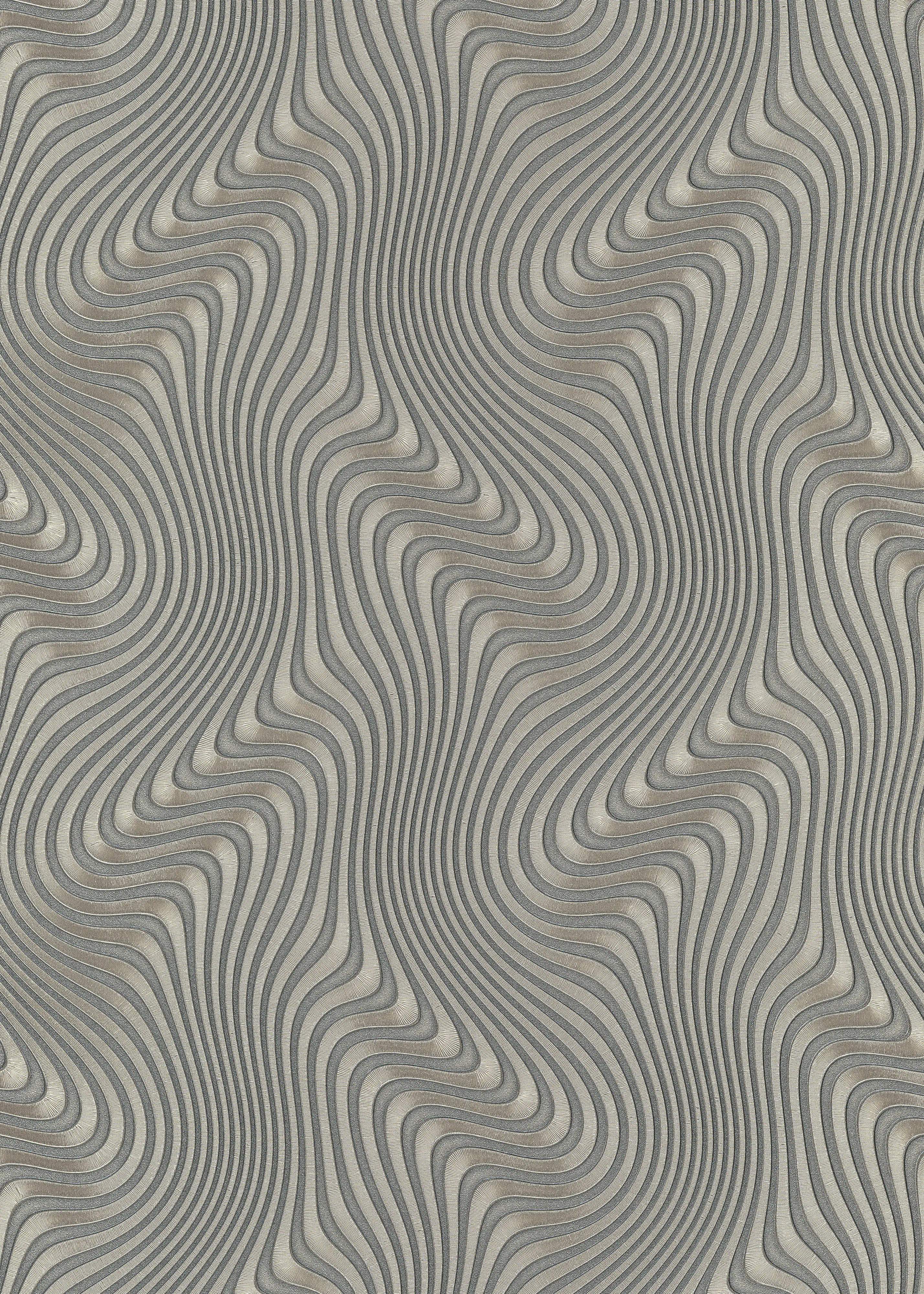 Guido Maria Kretschmer Vliestapete 10146-15 Fashion For Walls welle schwarz 10,05 x 0,53 m 