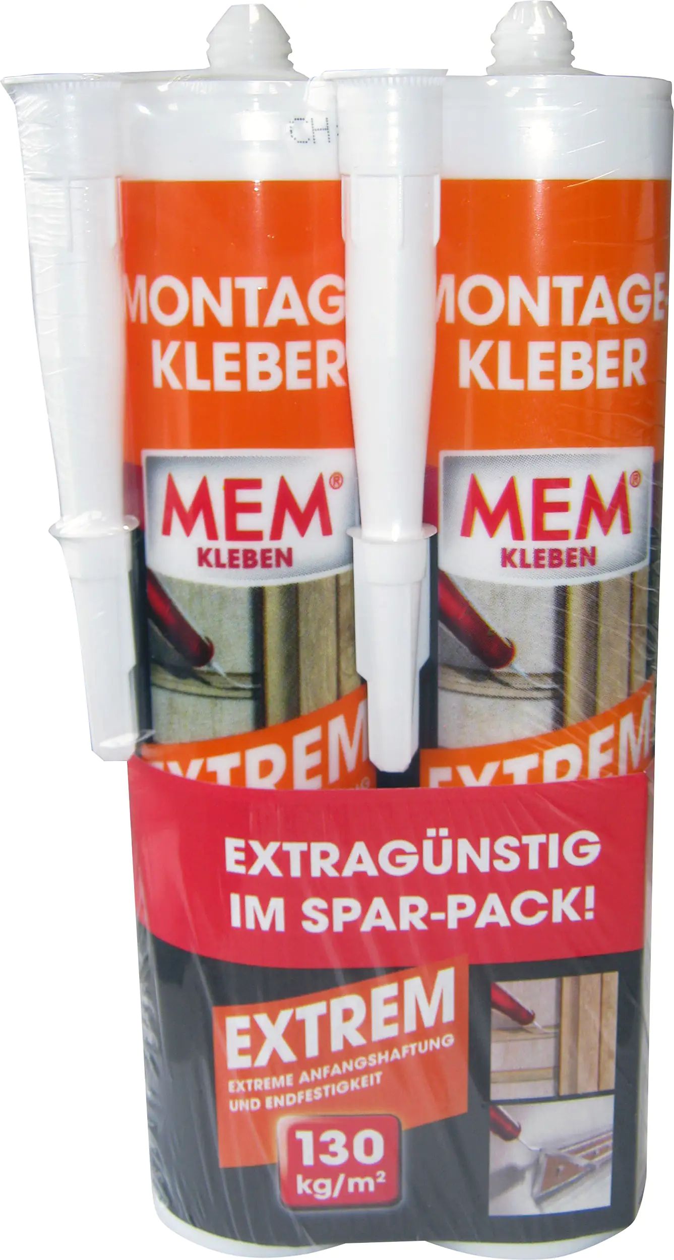 4010327526196 MEM Montagekleber Extrem 2x 380 g