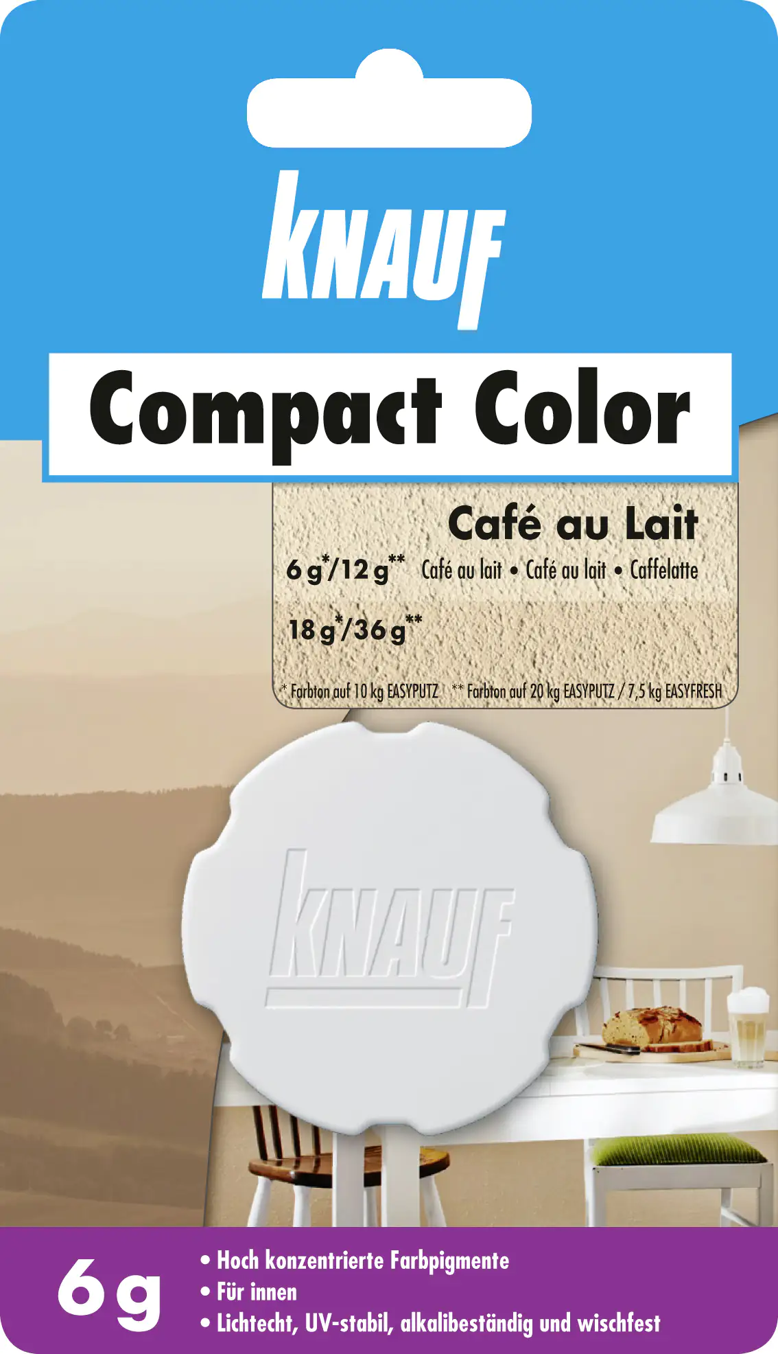 Knauf Farbpigment Compact Color 6 g cafe au lait Knauf Farbpigment Compact Color 6 g cafe au lait