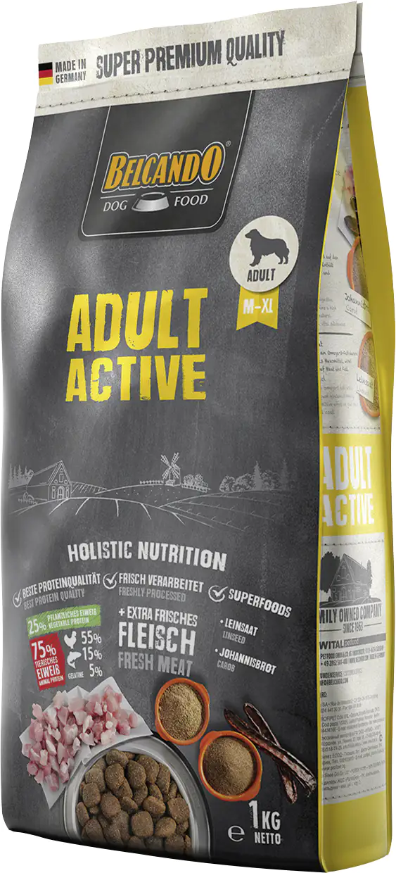 Belcando Hundetrockenfutter Adult Active 1 kg Geflügel 