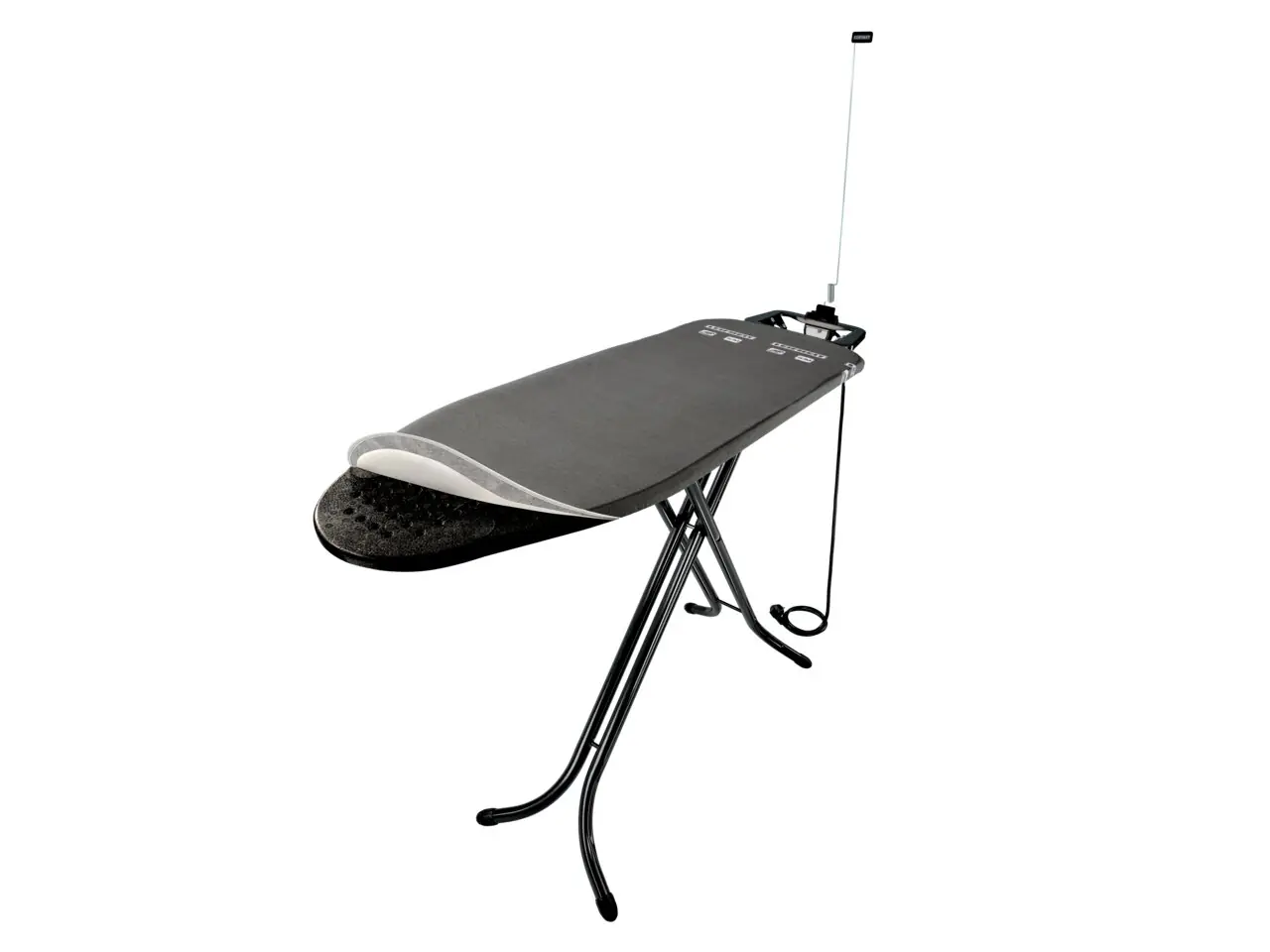 Leifheit Bügelbrett Air Board M Black Plus 120 x 38 cm