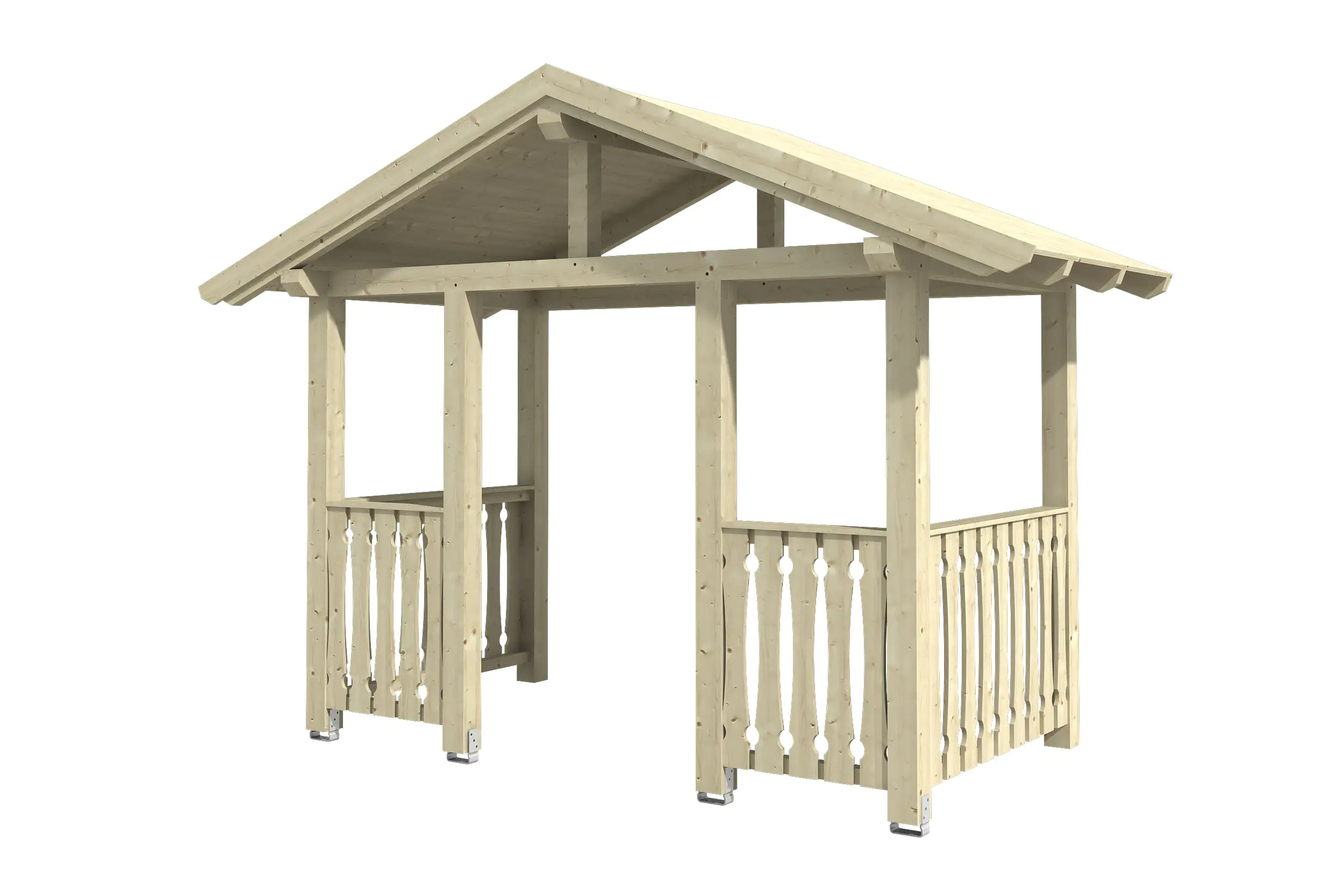 4018211206384 SKAN HOLZ Vordach Stralsund Typ 8 360 x 187 cm, natur