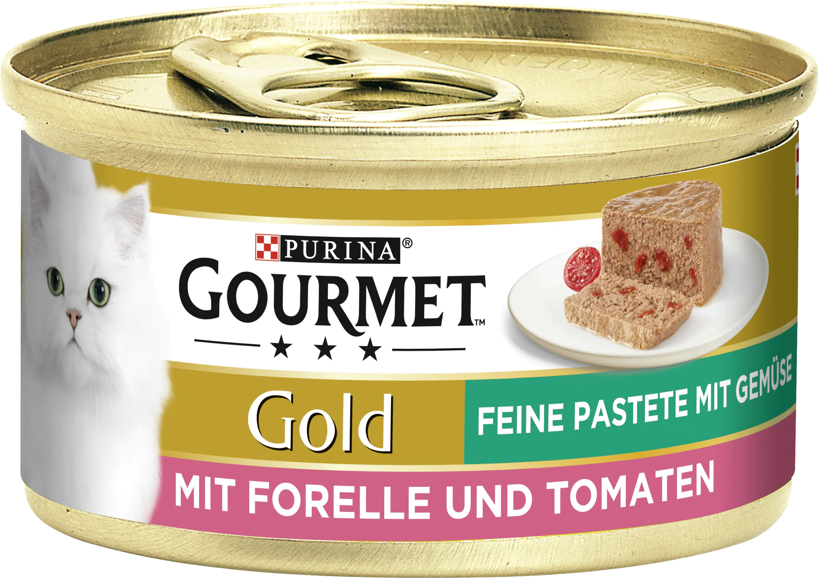 7613033045417_3201447 Gourmet Gold Feine Pastete mit Gemüse Forelle und Tomaten 85 g