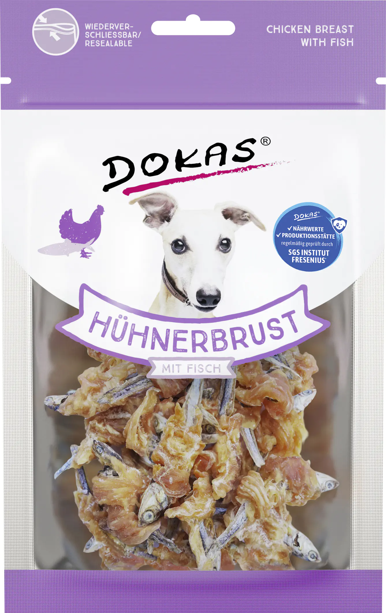 Dokas Hühnerbrust mit Fisch 70 g