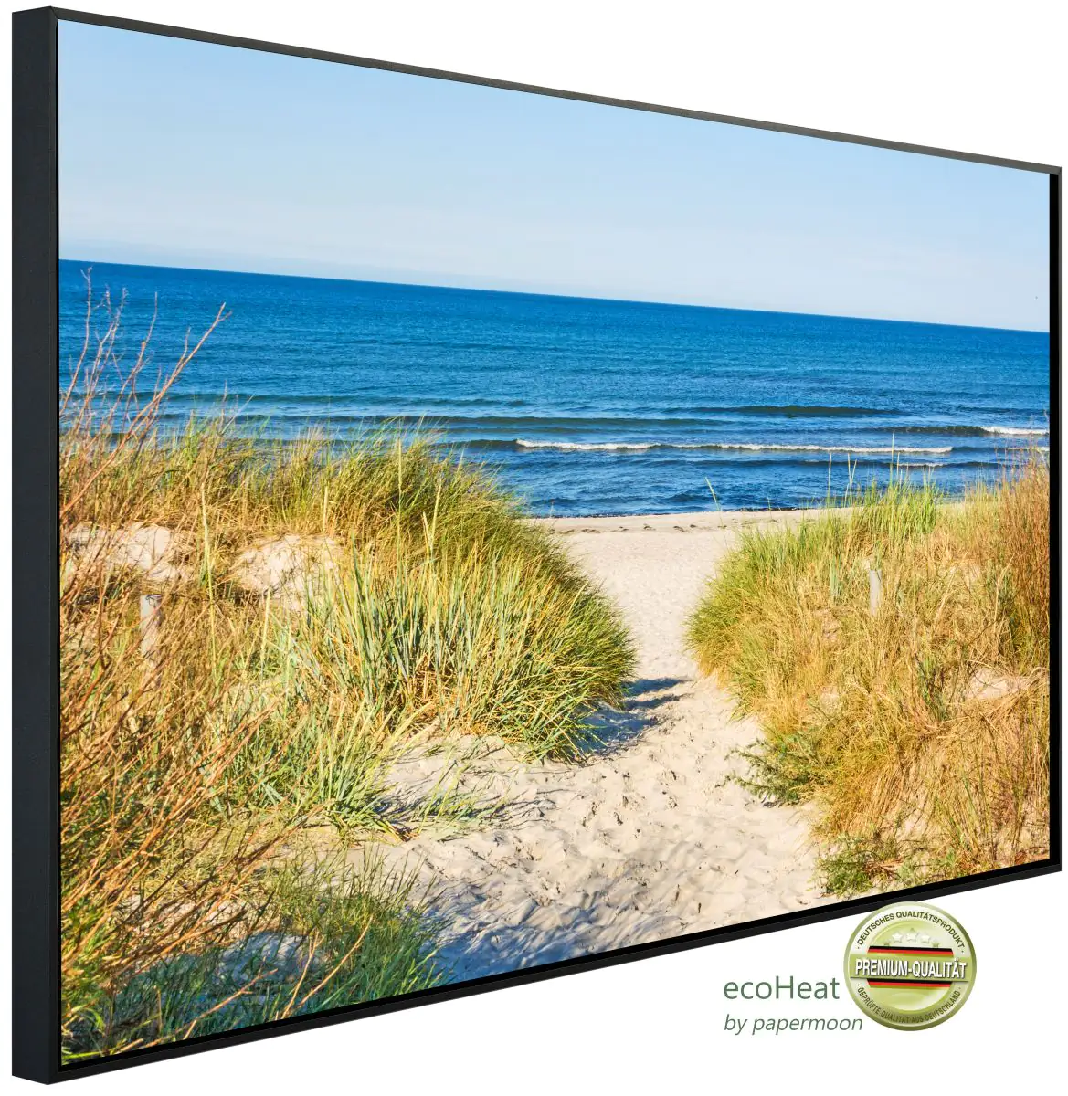 papermoon Infrarotheizkörper EcoHeat 60x120 cm 1000 Watt, Dünen Strandweg