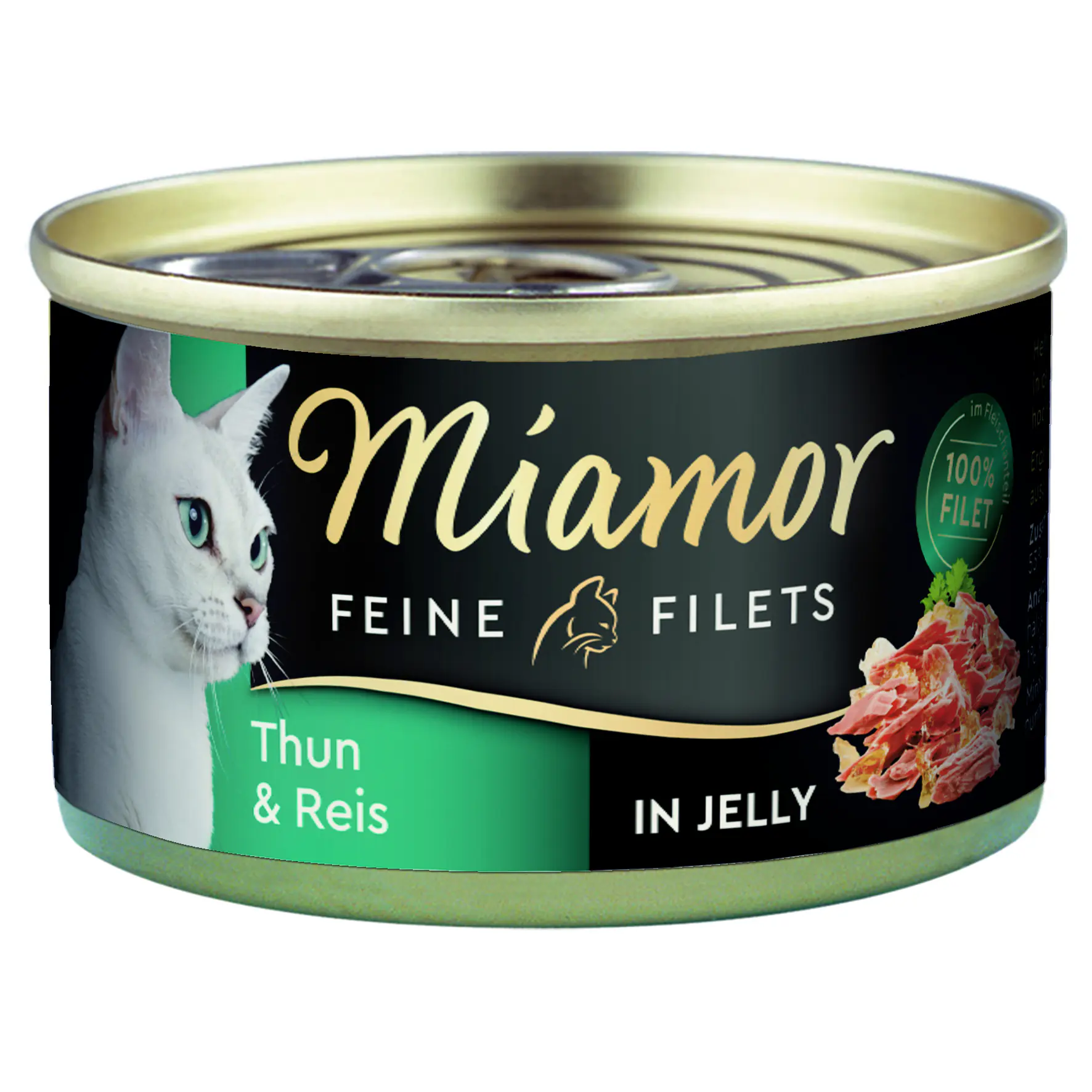 Katzennassfutter Feine Filets Thunfisch und Reis 100 g Miamor 100 g