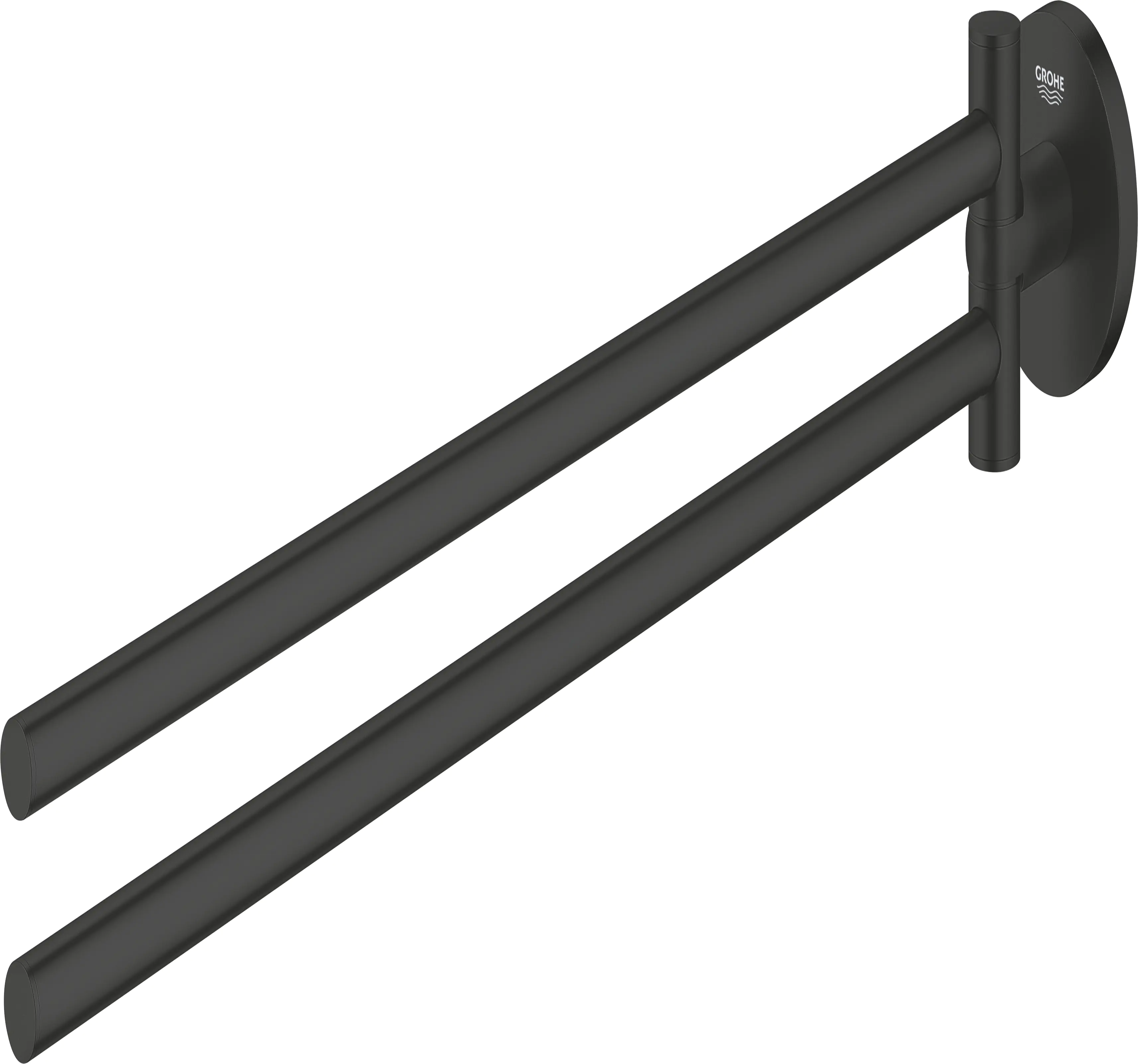Grohe Start Handtuchhalter matt black schwenkbar