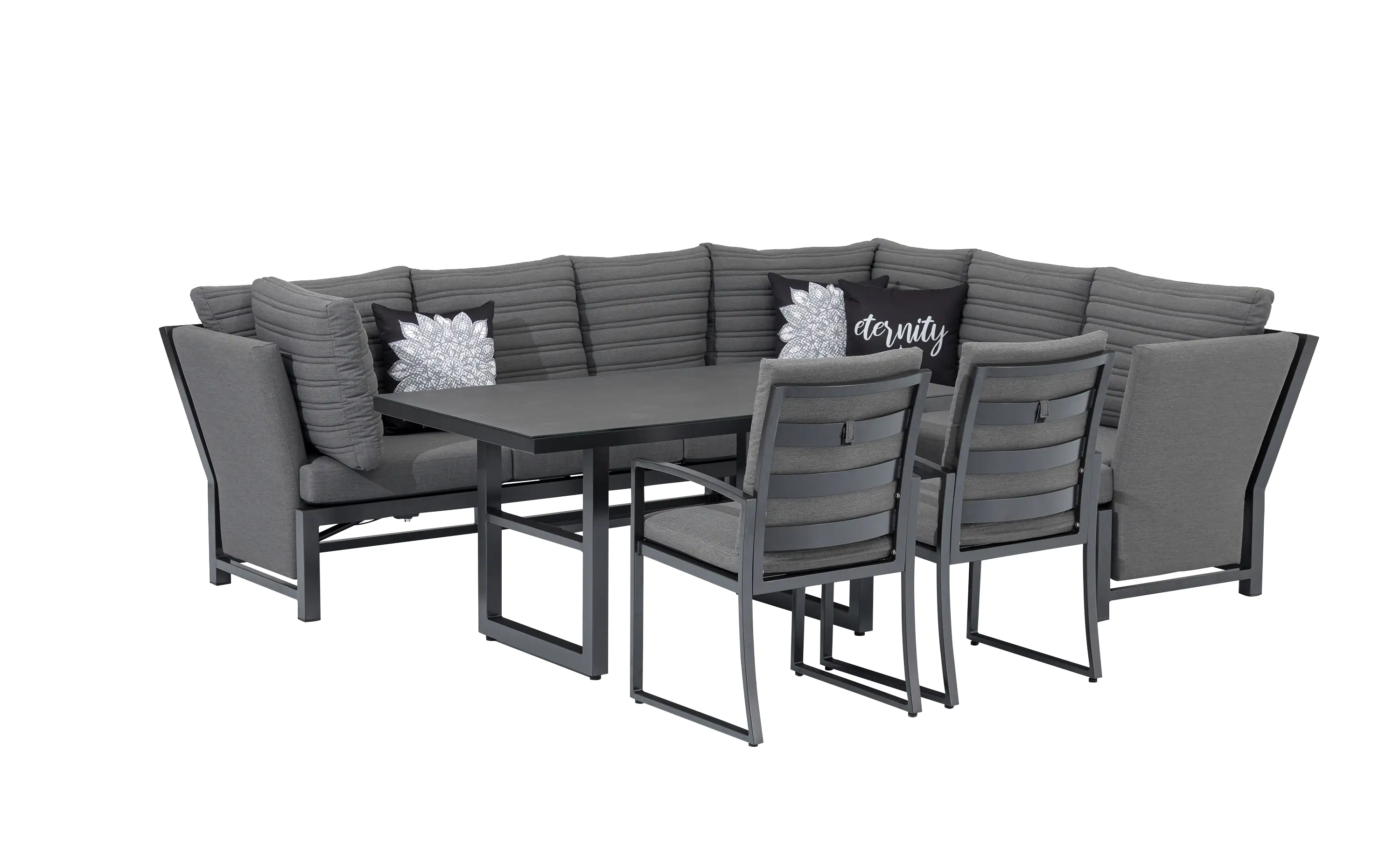 Primaster Dining Lounge Möbelset Ravenna mit wetterfestem Bezug Primaster Dining Lounge Möbelset Ravenna mit wetterfestem Bezug