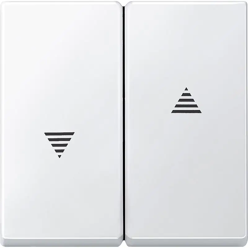 Merten Jalousiewippe System M polarweiß matt 484319