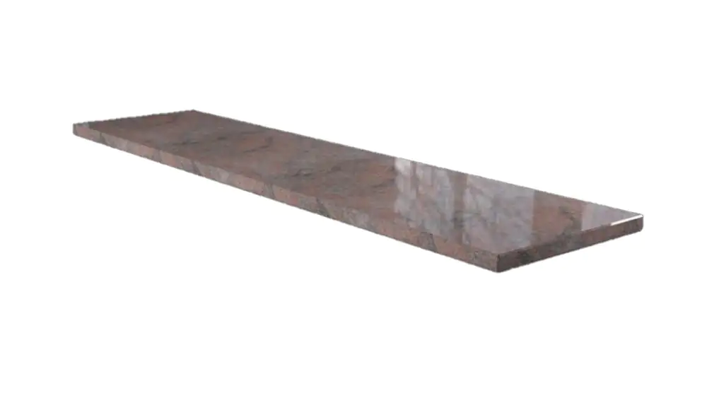 Wigastone Granit-Fensterbank Multicolor 275 x 20 x 2 cm mit Wasserrille
