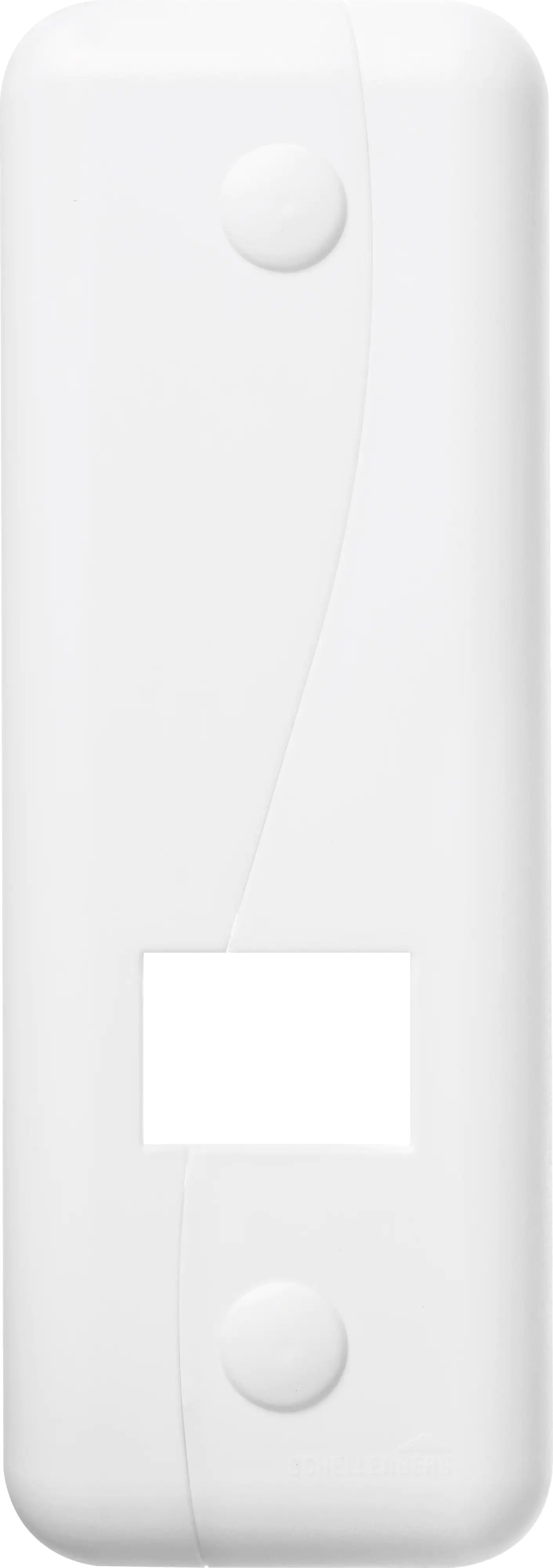 Schellenberg Abdeckplatte DUO Softline Lochabstand 13,5 cm weiß