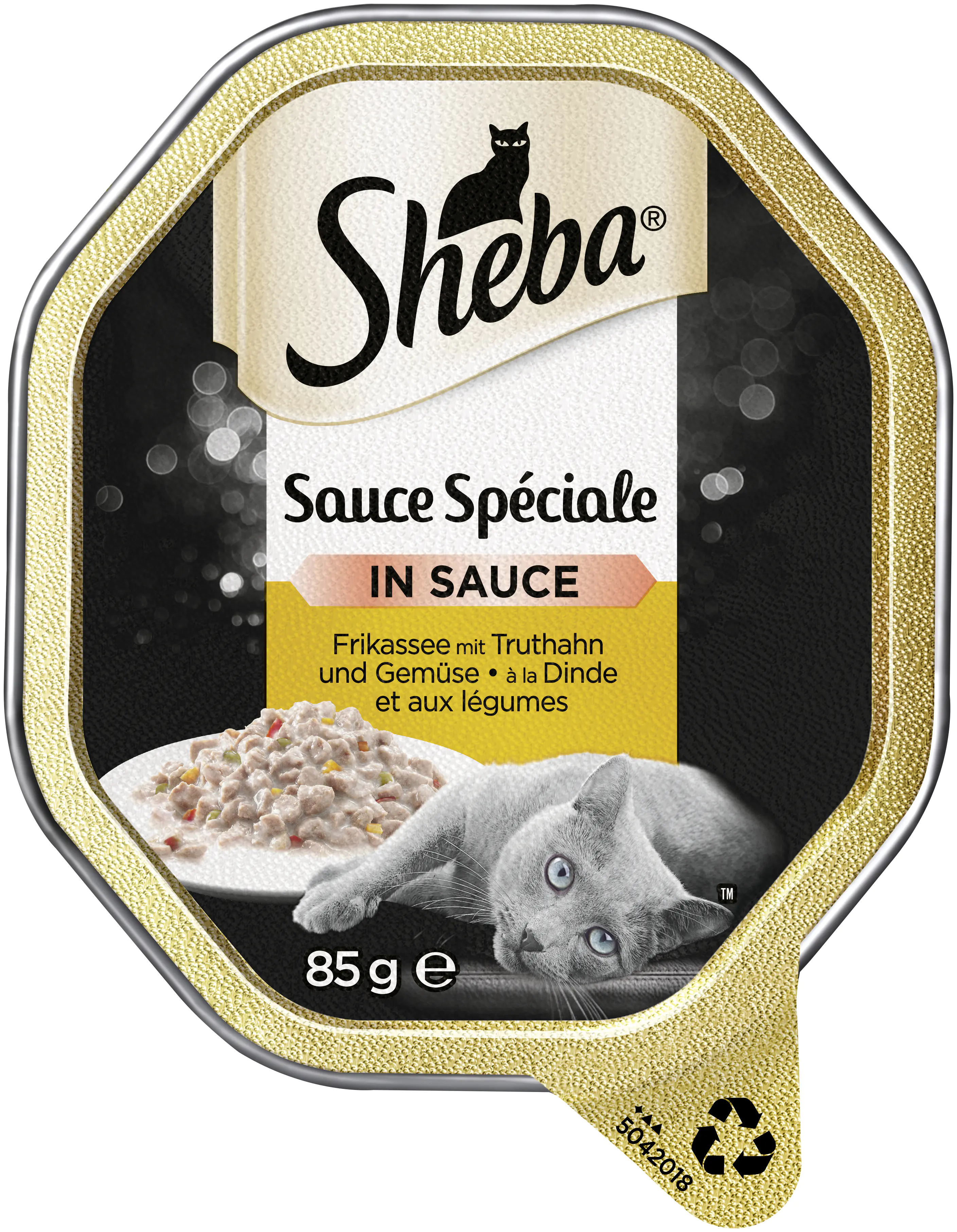 Sheba-Katzennassfutter - Sauce Speciale Truthahn 85 g, Pute und Gemüse Sheba-Katzennassfutter - Sauce Speciale Truthahn 85 g, Pute und Gemüse