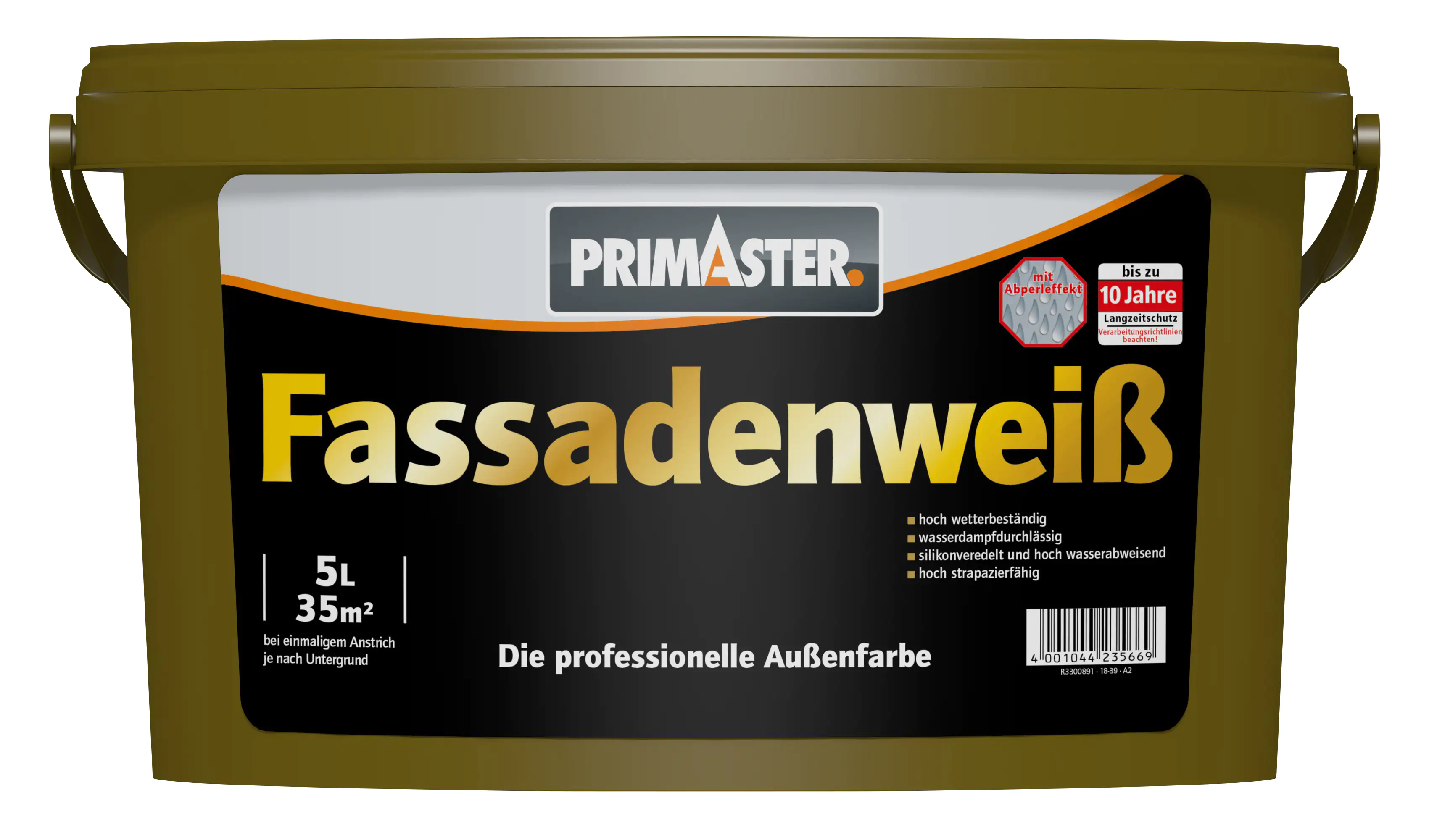 Primaster Fassadenweiß 5 L weiß