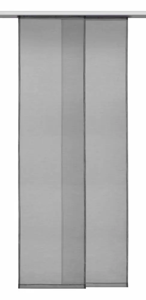 Neusser Collection Flächenvorhang Uni grau, 245 x 60 cm