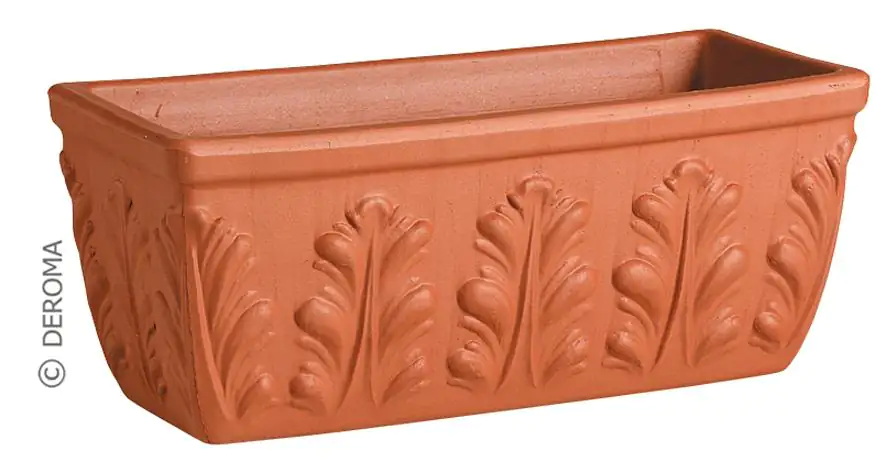 Deroma Blumenkasten Roma tonrot 43 cm Deroma Blumenkasten Roma tonrot 43 cm