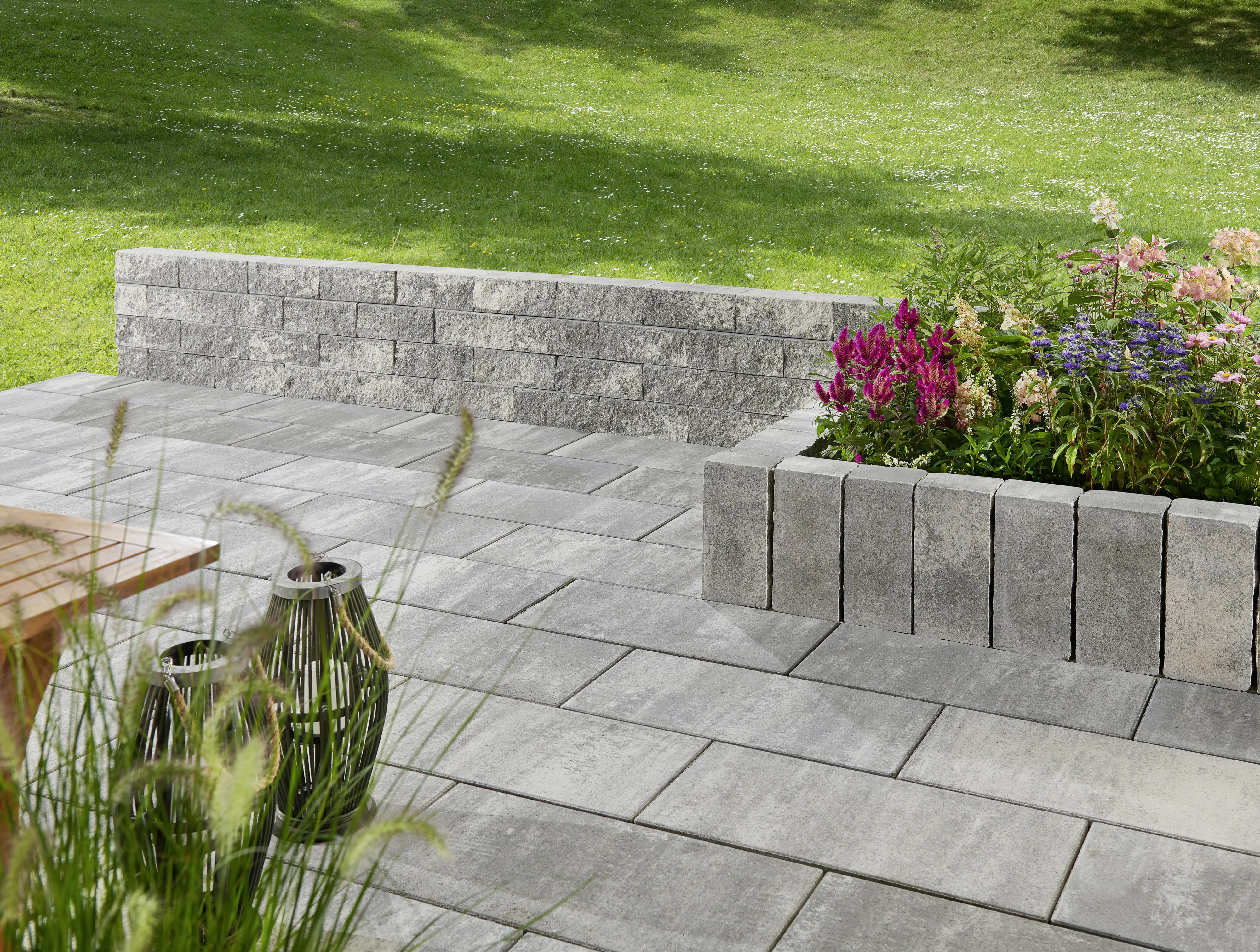 Primaster Mauerstein San Marino 30 x 15 x 12 cm grau-alpin