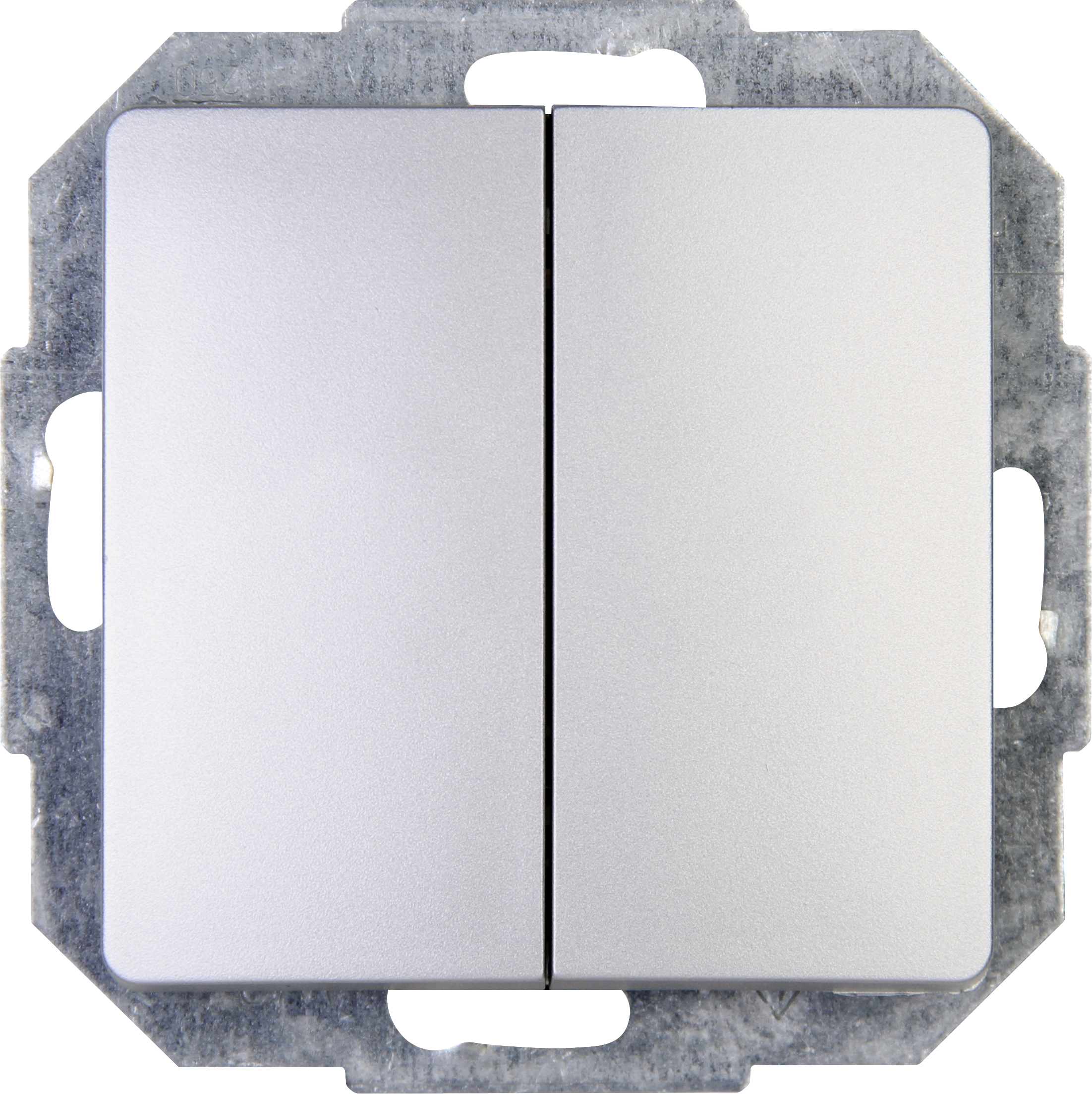 Kopp Wechsel Wechselschalter Paris silber, 650320082