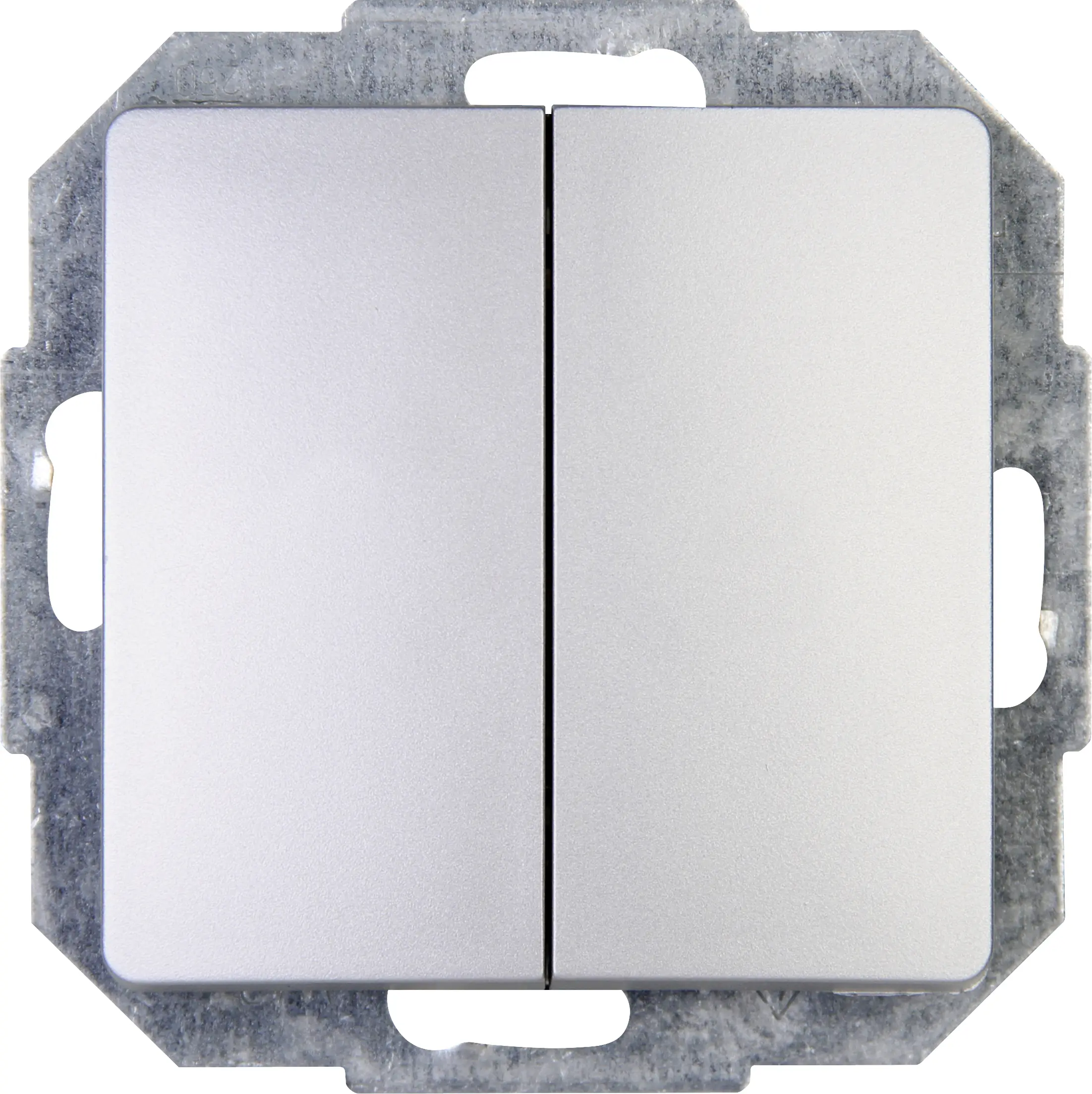 Kopp Wechsel Wechselschalter Paris silber, 650320082